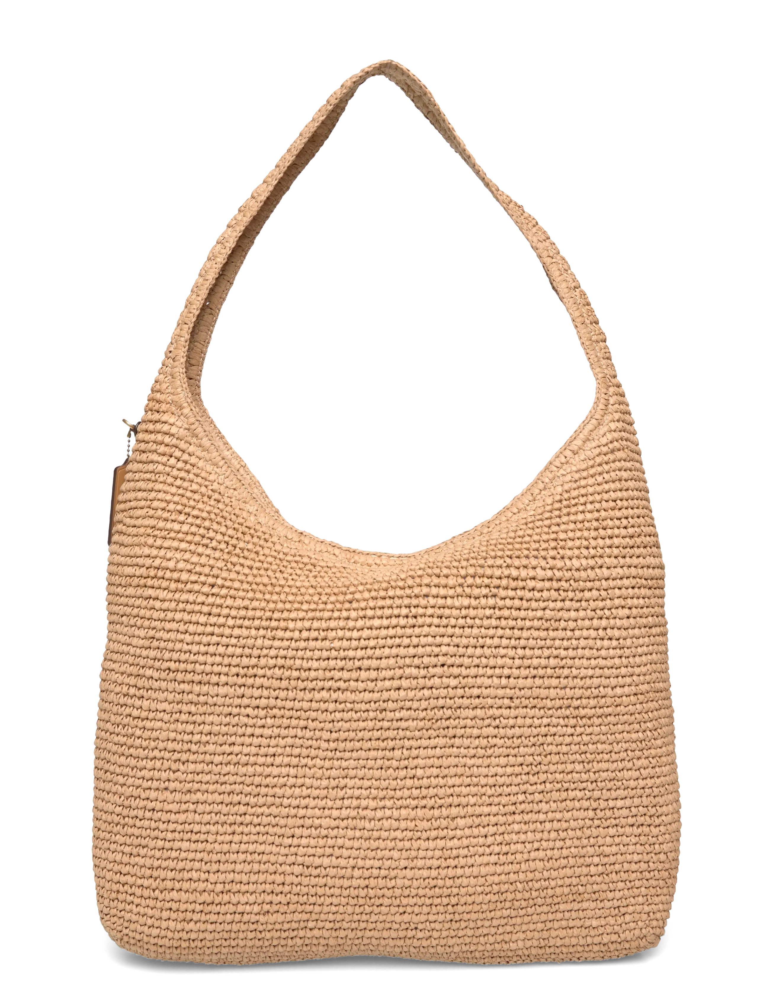 Coach - REFINED WEAVE STRAW BROOKLYN SHOULDER BAG 39 - vardagsstil - b4/natural - 1