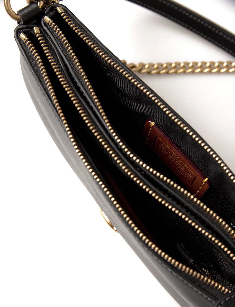 Coach - Refined Calf Leather Audrey Crossbody Bag - igapäevane stiil - b4/black - 4
