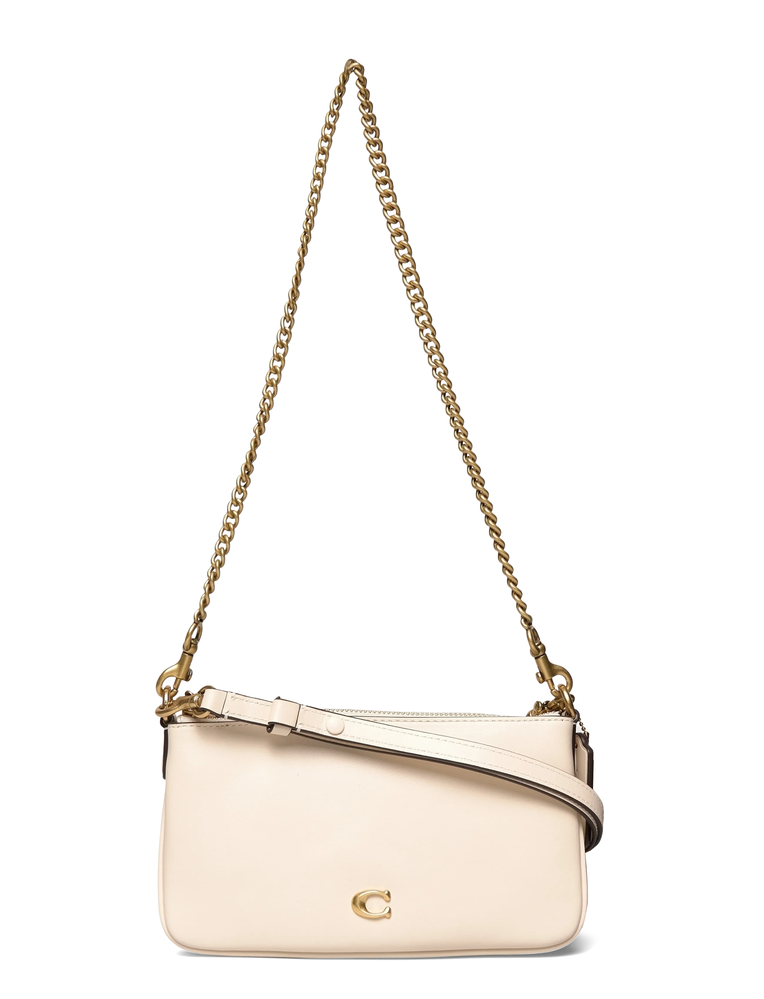 Coach Refined Calf Leather Audrey Crossbody Bag - Vesker - B4/CHALK / cream