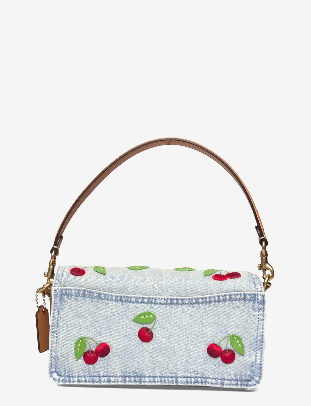 Coach - CHERRY EMBROIDERED DENIM TABBY SHOULDER BAG 26 - shoulder bags - b4/denim multi - 1