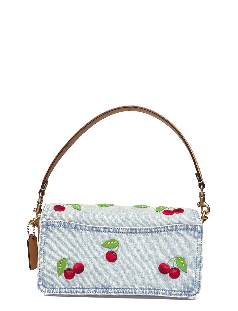 Coach - CHERRY EMBROIDERED DENIM TABBY SHOULDER BAG 26 - shoulder bags - b4/denim multi - 1
