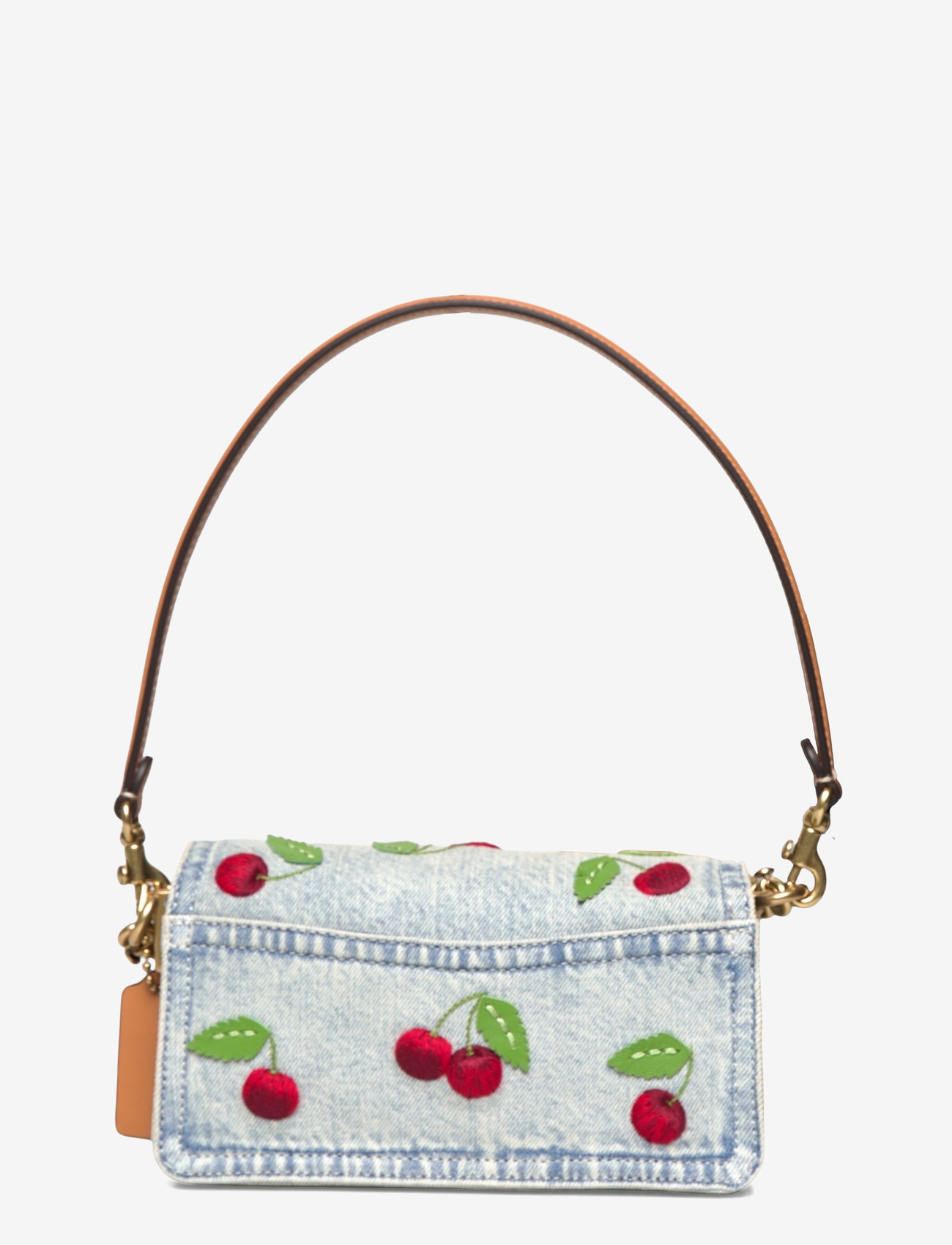 Coach - CHERRY EMBROIDERED DENIM TABBY SHOULDER BAG 20 - shoulder bags - b4/denim multi - 1