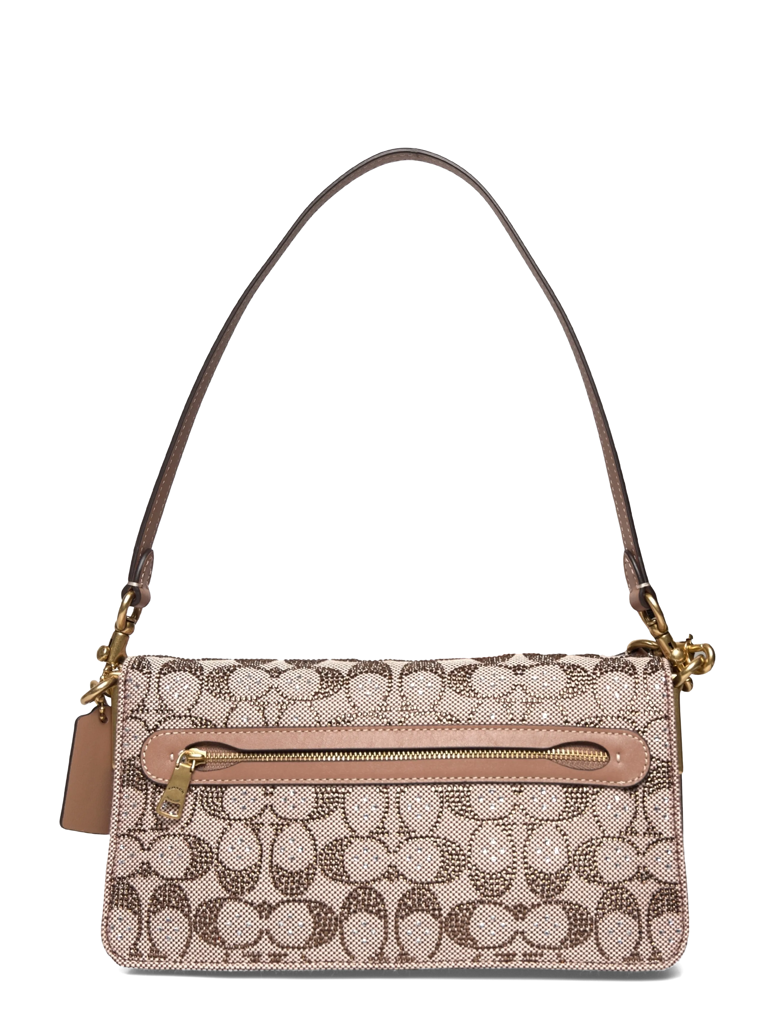 Coach - CRYSTAL SIGNATURE SOFT TABBY SHOULDER BAG 26 - b4/mushroom - 1