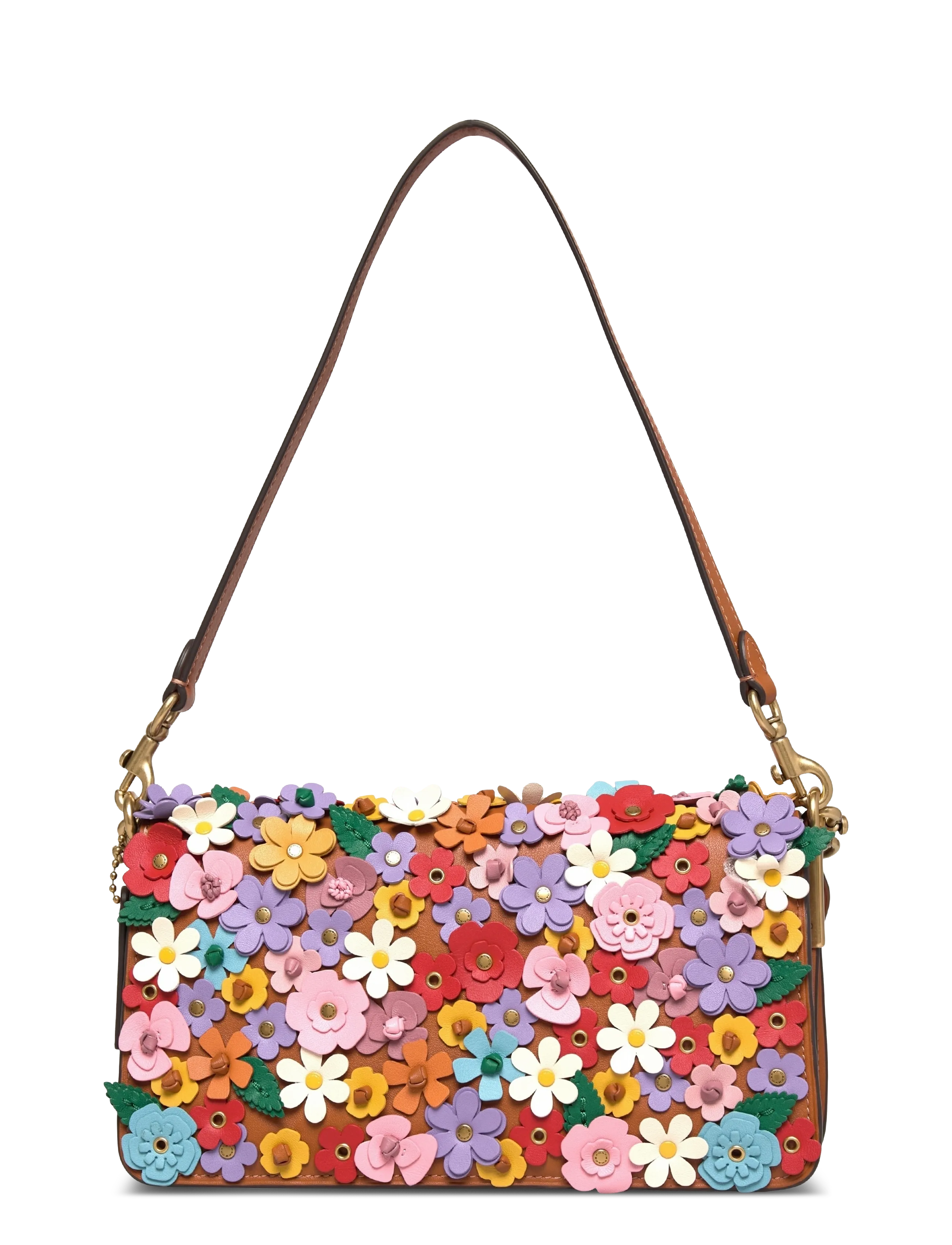 Coach - FLORAL APPLIQUE TABBY SHOULDER BAG 26 - b4/burnished amber multi - 1