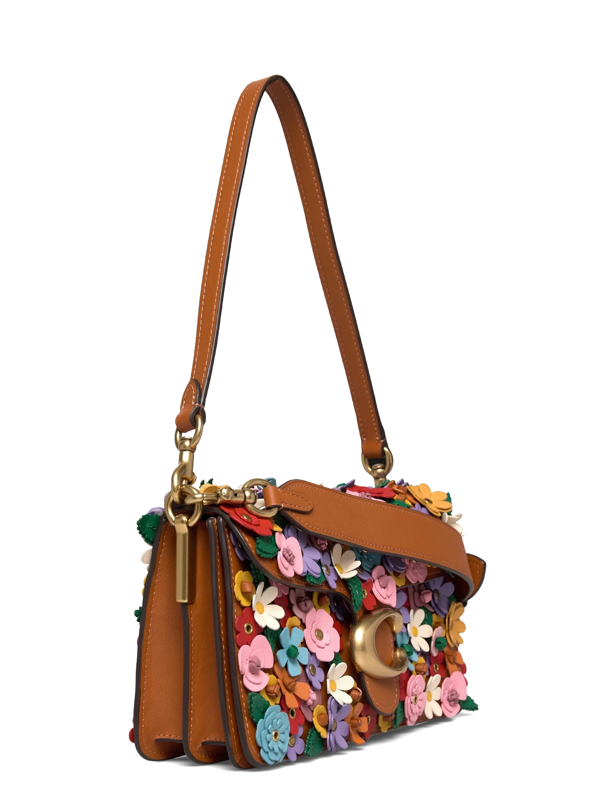 Coach - FLORAL APPLIQUE TABBY SHOULDER BAG 26 - b4/burnished amber multi - 2