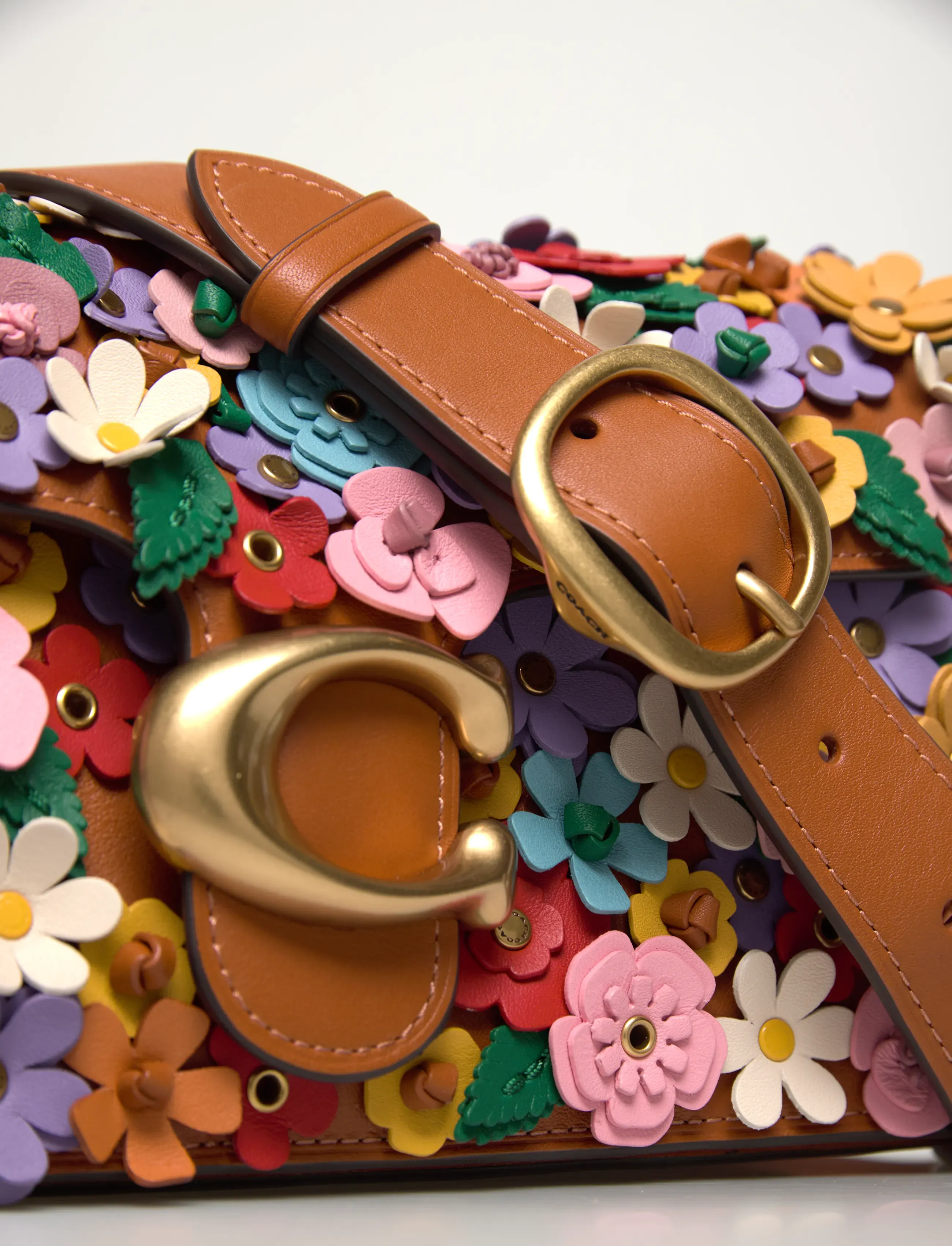 Coach - FLORAL APPLIQUE TABBY SHOULDER BAG 26 - b4/burnished amber multi - 3