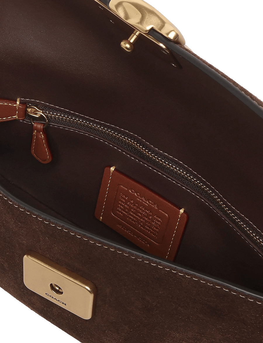 Coach - JET SHOULDER BAG - trendige taschen - b4/dark chocolate - 4