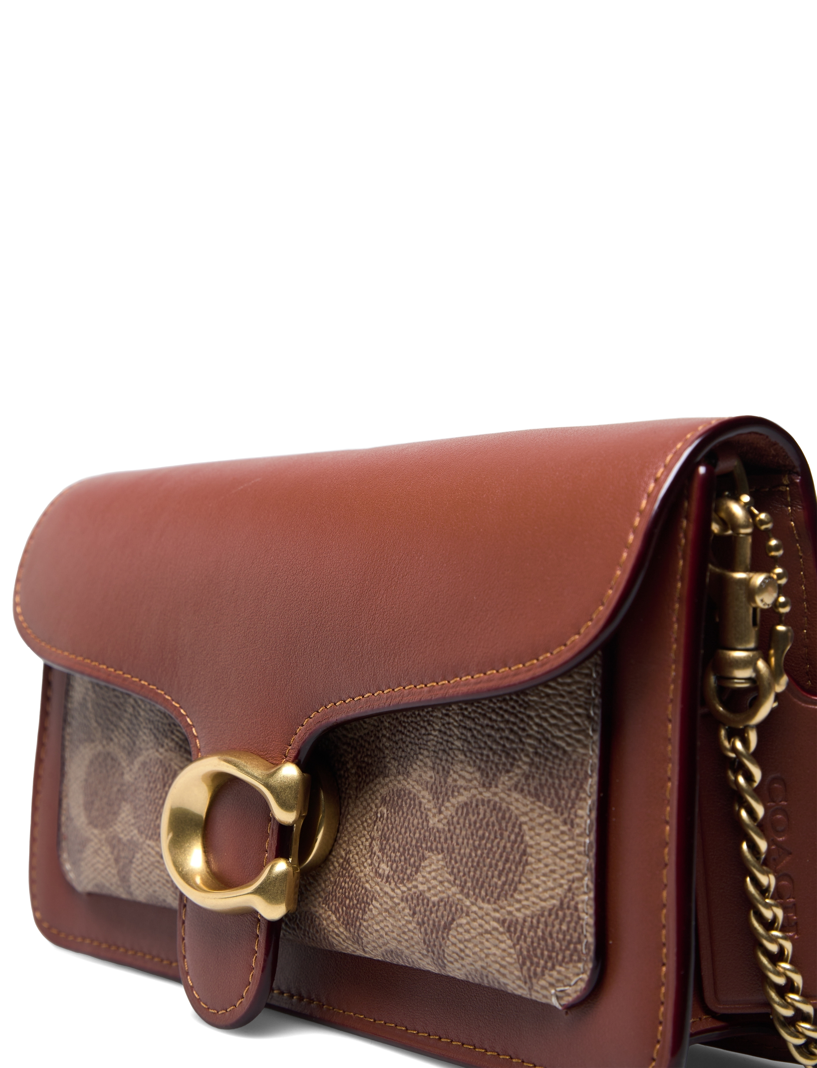 Coach - TABBY CHAIN CLUTCH - delninės - b4/tan caramel - 4