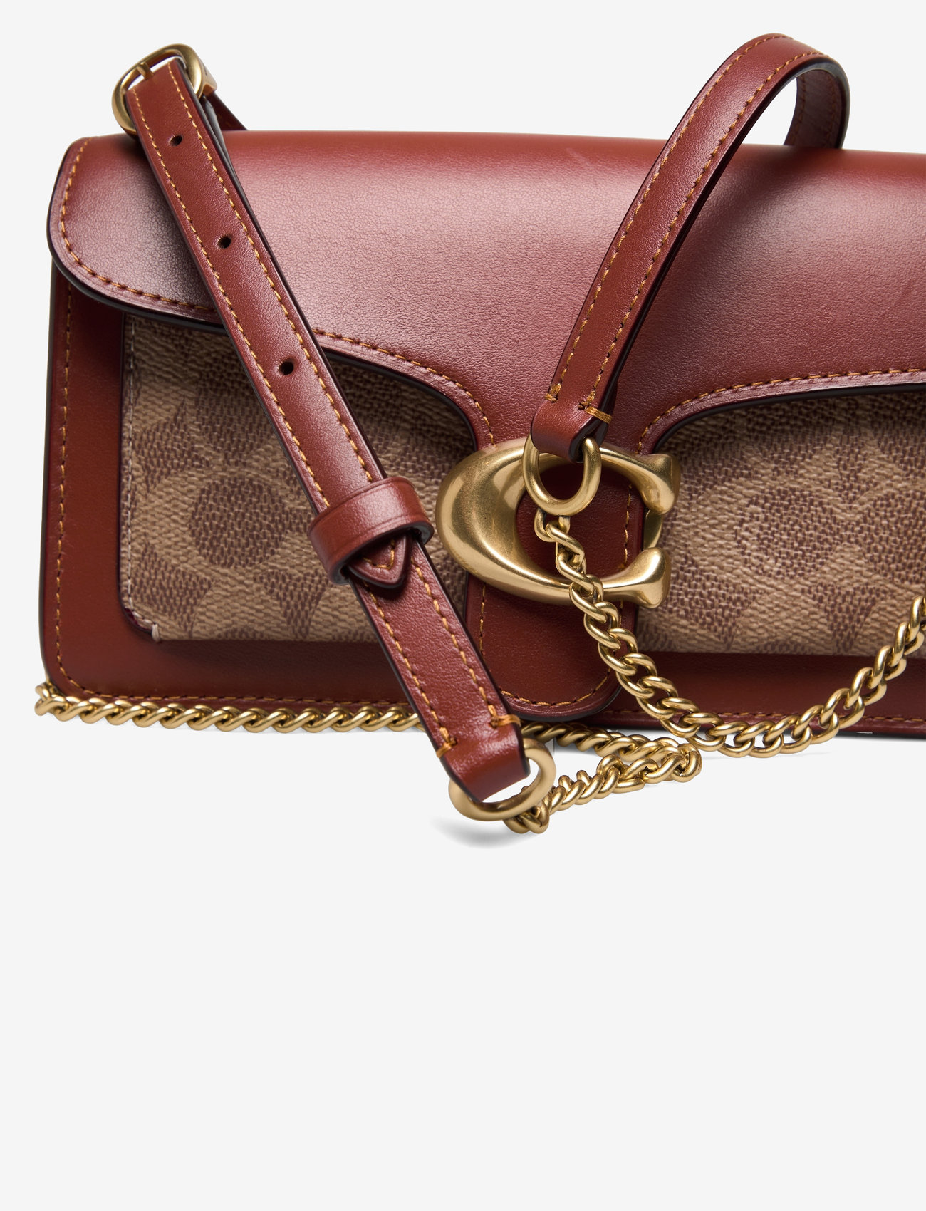 Coach - TABBY CHAIN CLUTCH - særlige begivenheder - b4/tan rust - 4