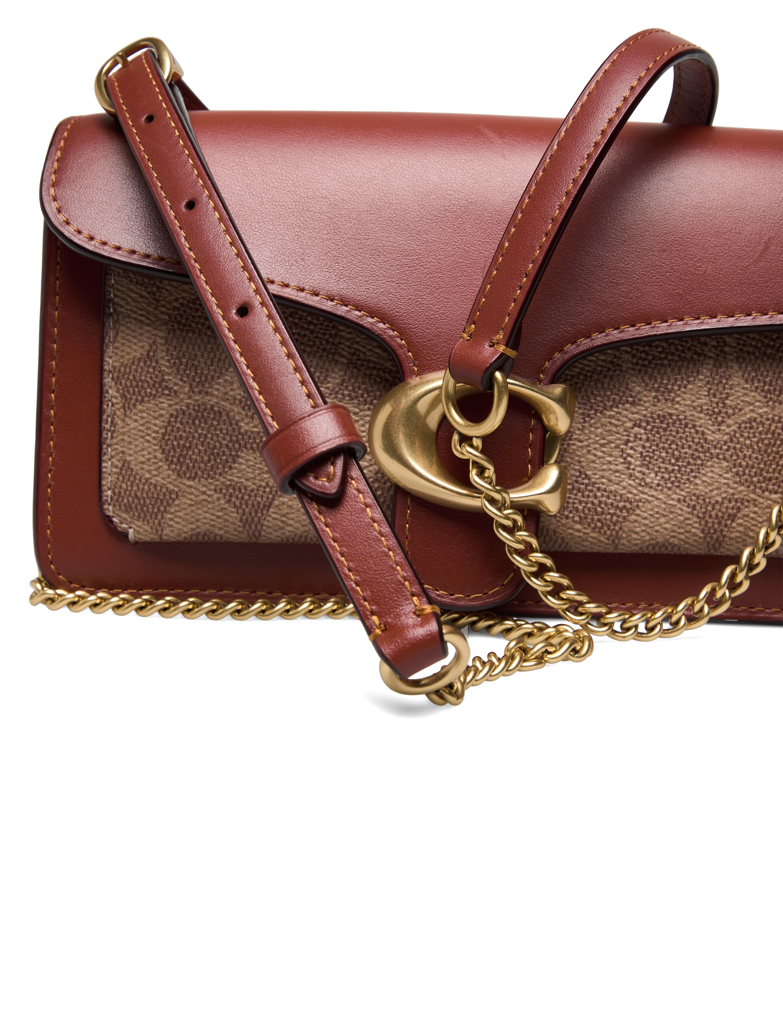 Coach - TABBY CHAIN CLUTCH - crossbody bags - b4/tan rust - 4