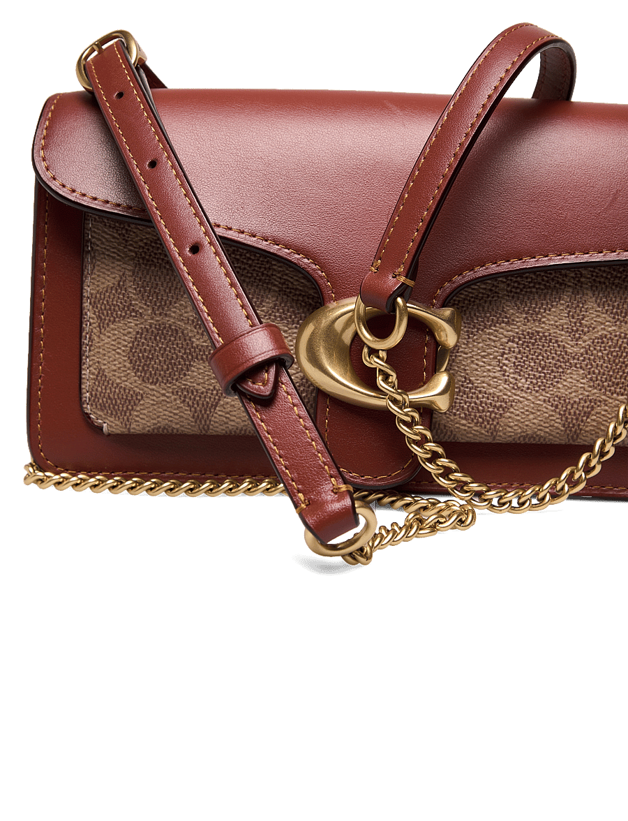 Coach - TABBY CHAIN CLUTCH - crossbody bags - b4/tan rust - 4