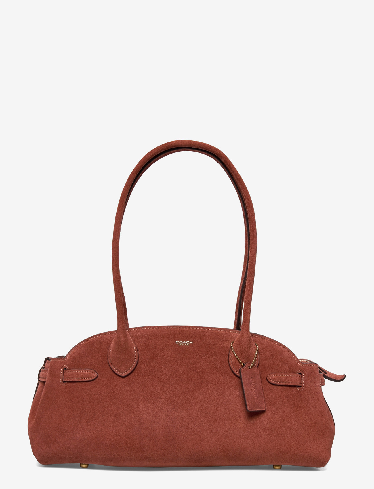 Coach - SUEDE EMPIRE CARRYALL 34 - shoulder bags - b4/clay - 0