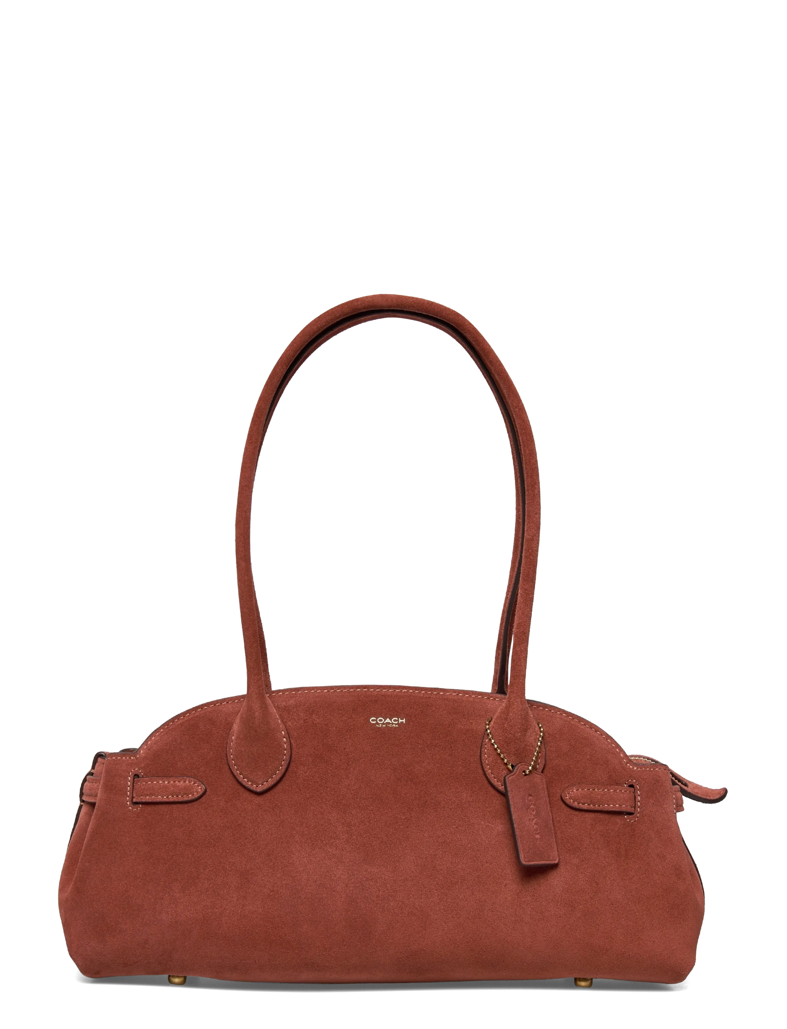 Coach SUEDE EMPIRE CARRYALL 34 - Tasker - B4/CLAY / brown