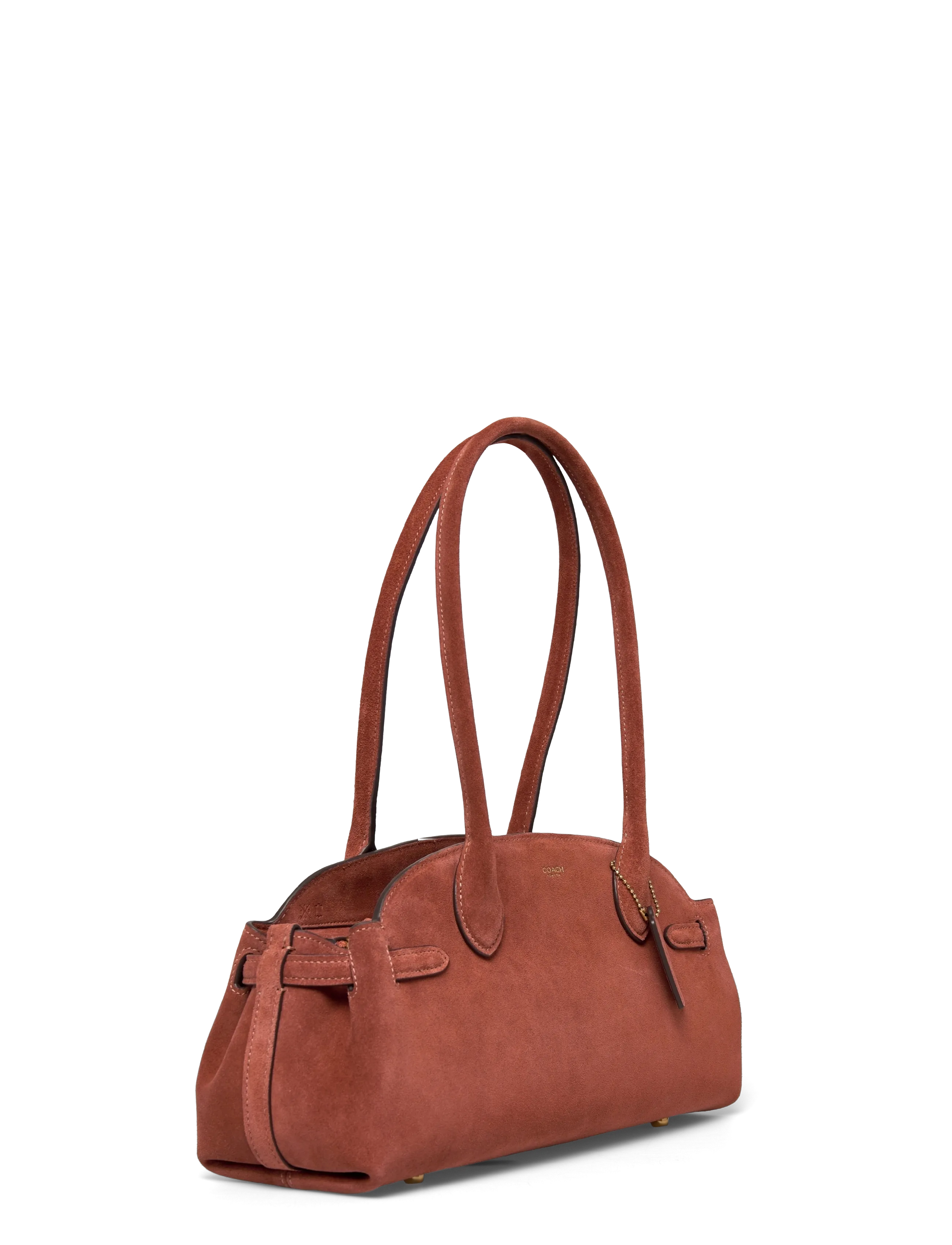 Coach - SUEDE EMPIRE CARRYALL 34 - väskor - b4/clay - 2