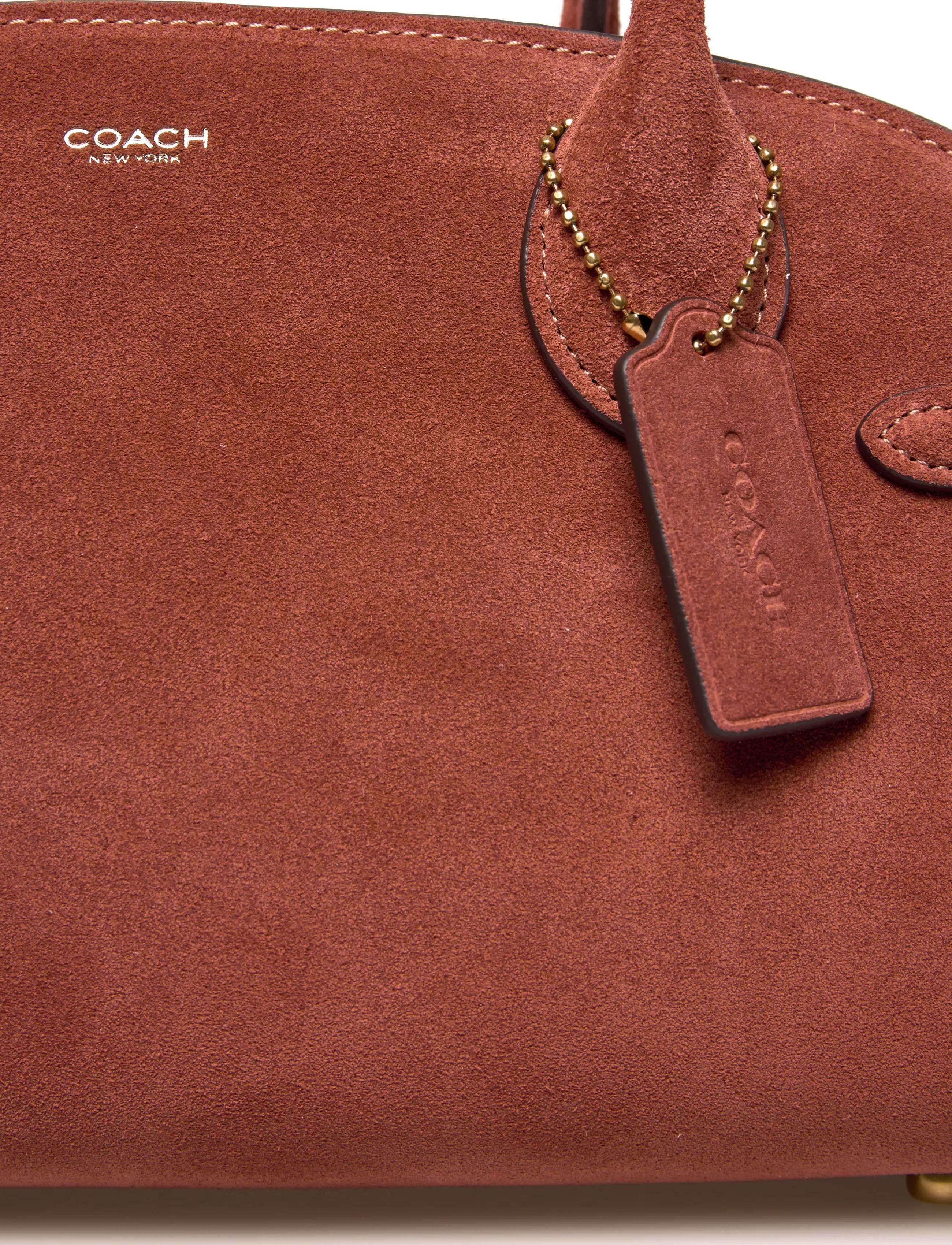 Coach - SUEDE EMPIRE CARRYALL 34 - väskor - b4/clay - 3