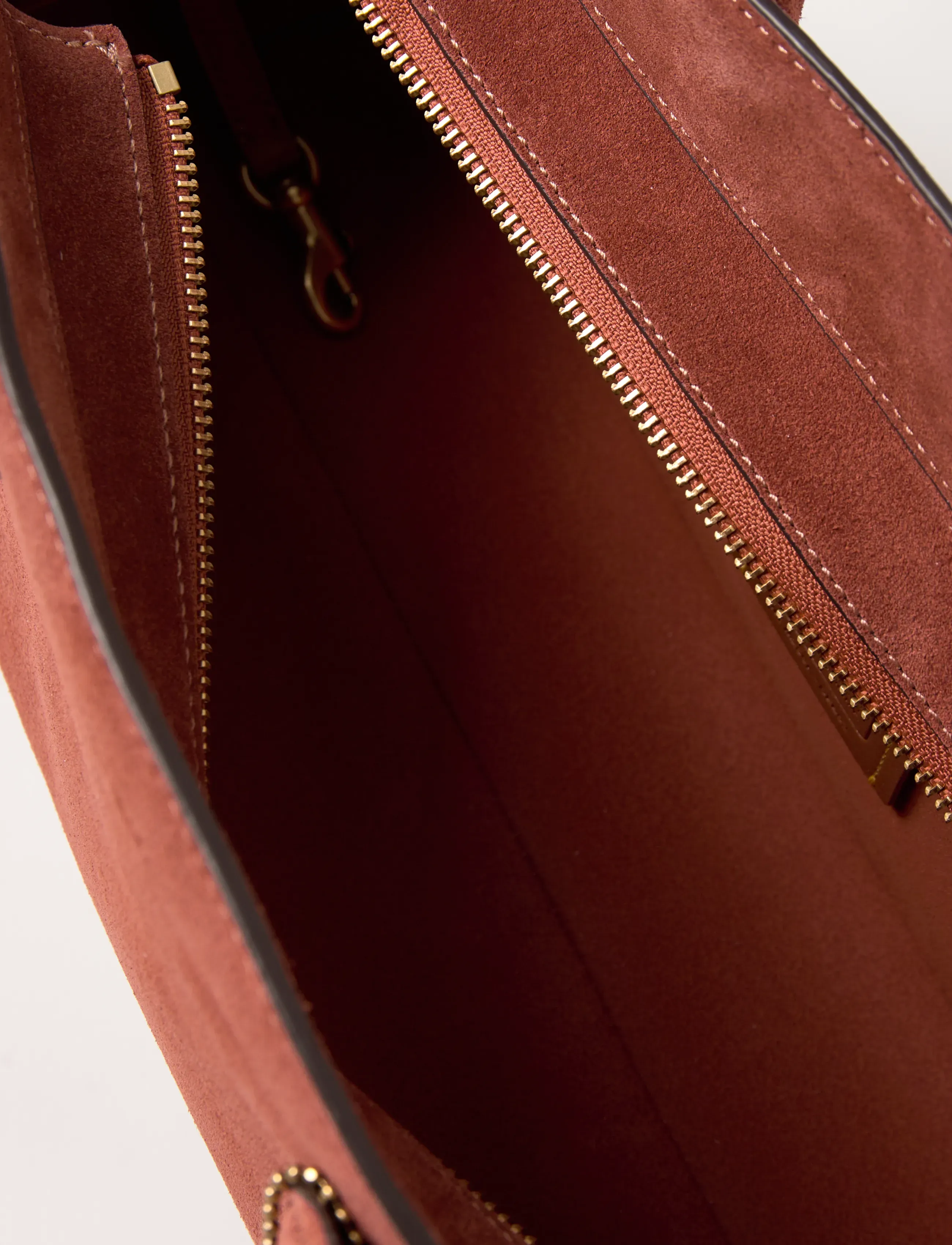 Coach - SUEDE EMPIRE CARRYALL 34 - väskor - b4/clay - 4