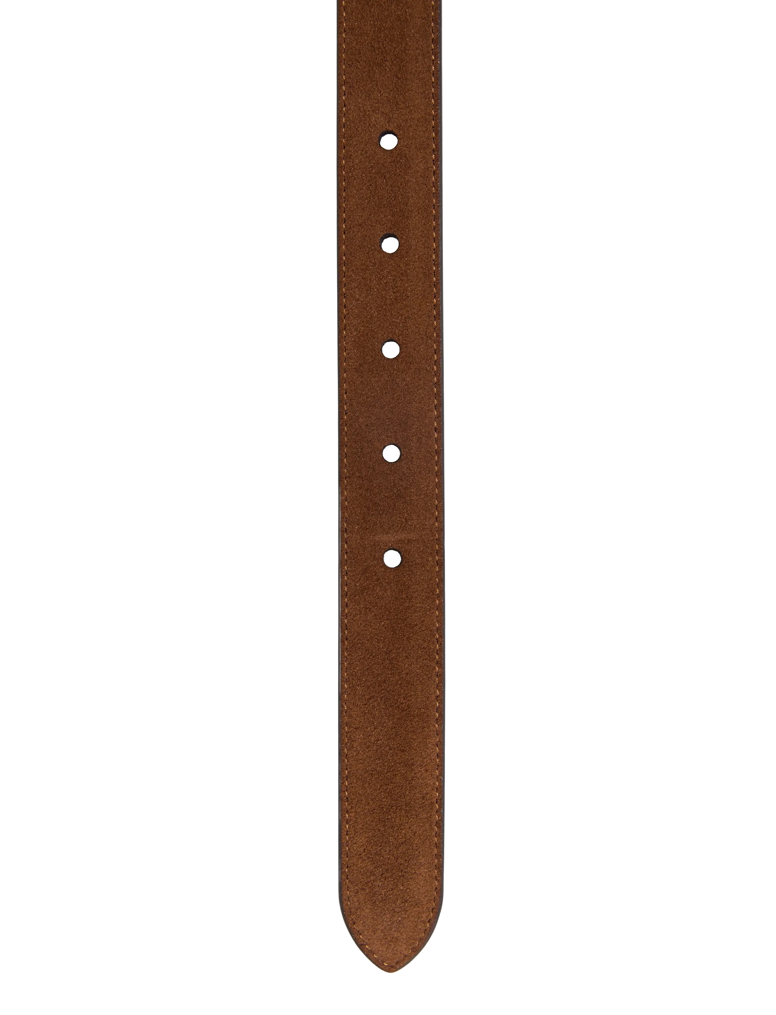 Coach - 25mm Suede Harness Hasp Belt - ledergürtel - b4/warm brown - 2
