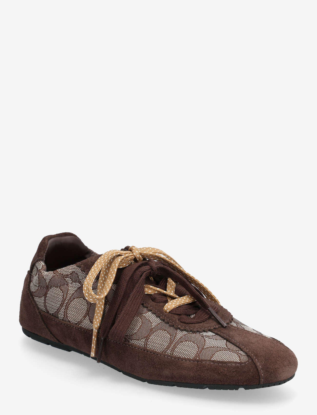 Coach - Coach Soft Sneaker with Signature Jacquard Maple/Oak - lave sneakers - maple/oak - 0