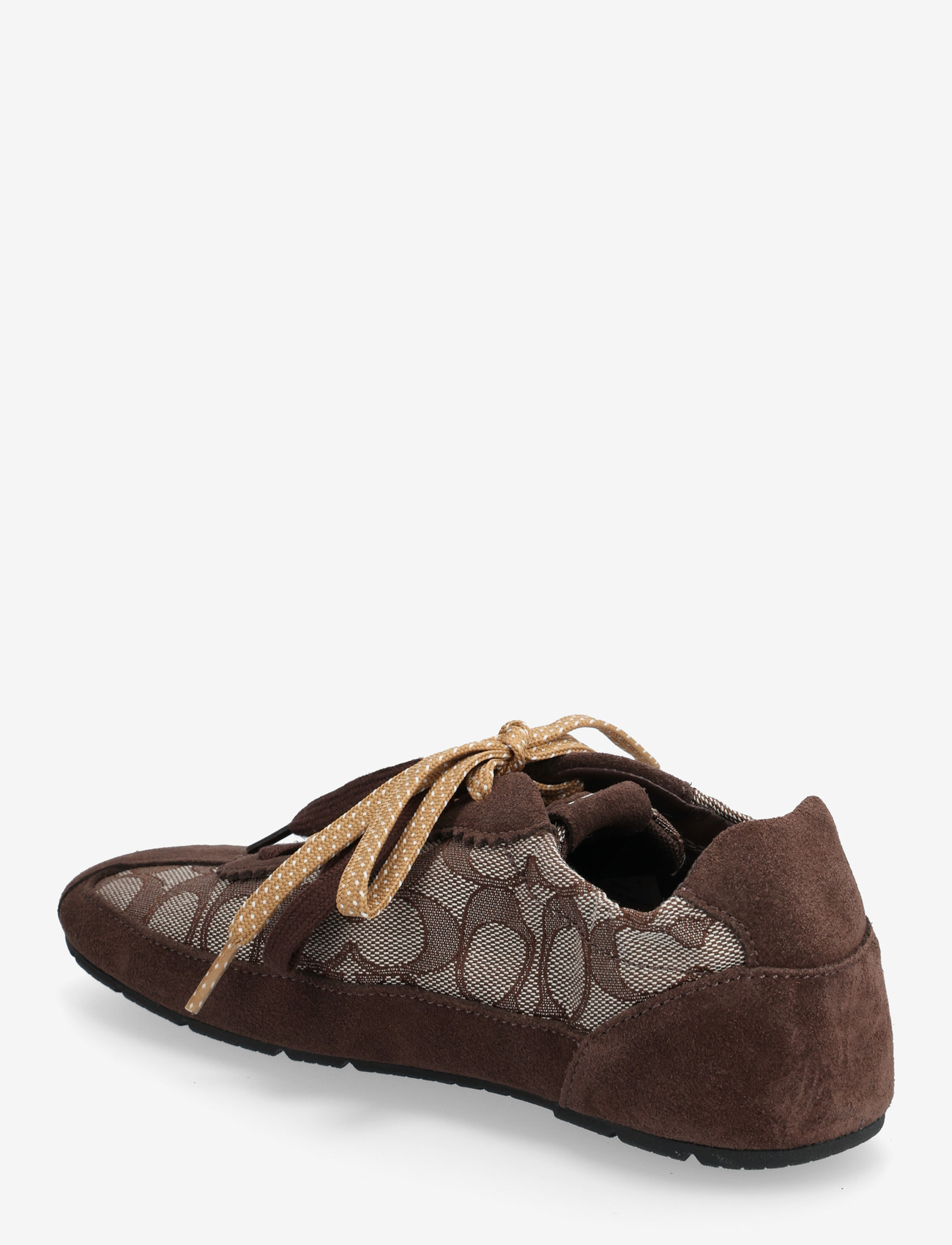 Coach - Coach Soft Sneaker with Signature Jacquard Maple/Oak - lave sneakers - maple/oak - 2