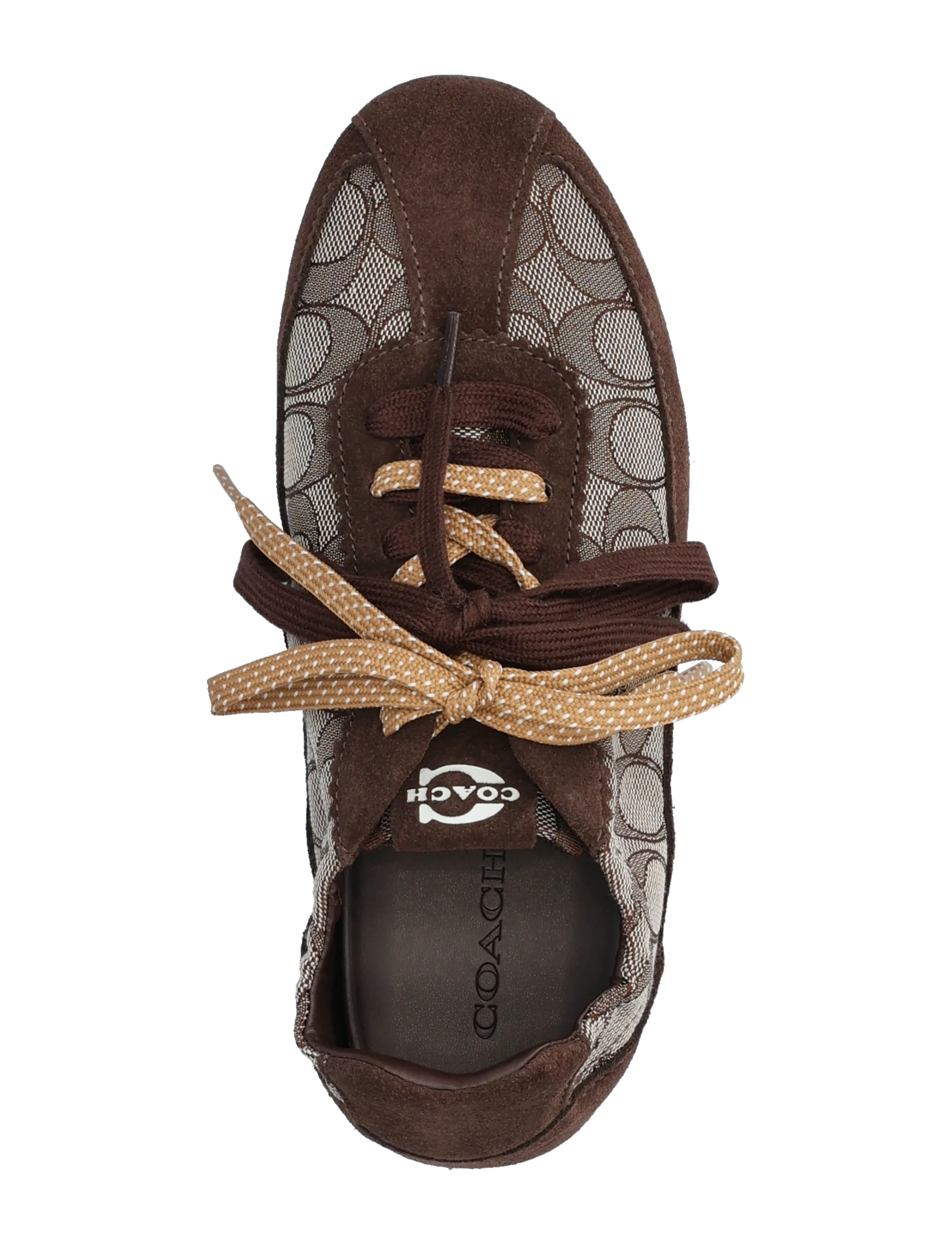 Coach - Coach Soft Sneaker with Signature Jacquard Maple/Oak - lágir strigaskór - maple/oak - 3