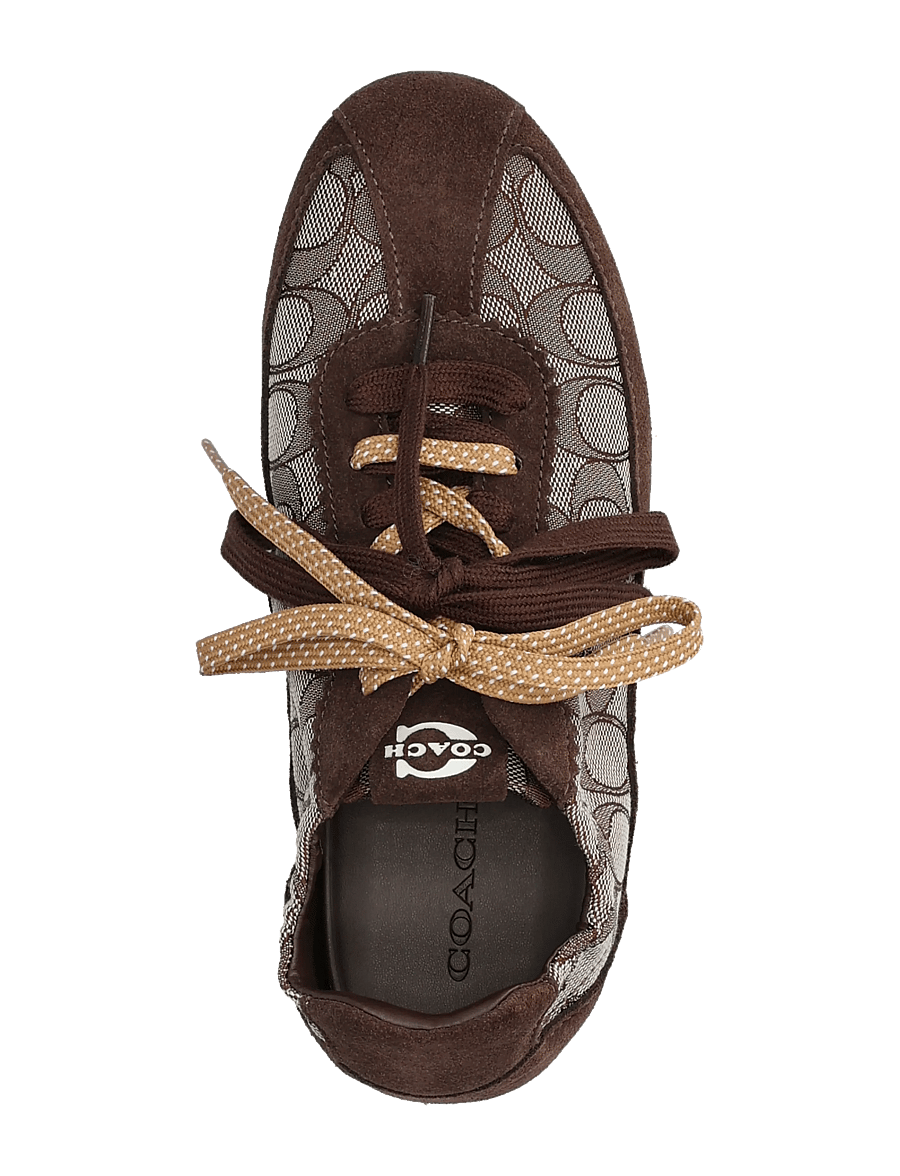 Coach - Coach Soft Sneaker with Signature Jacquard Maple/Oak - madala säärega tossud - maple/oak - 3