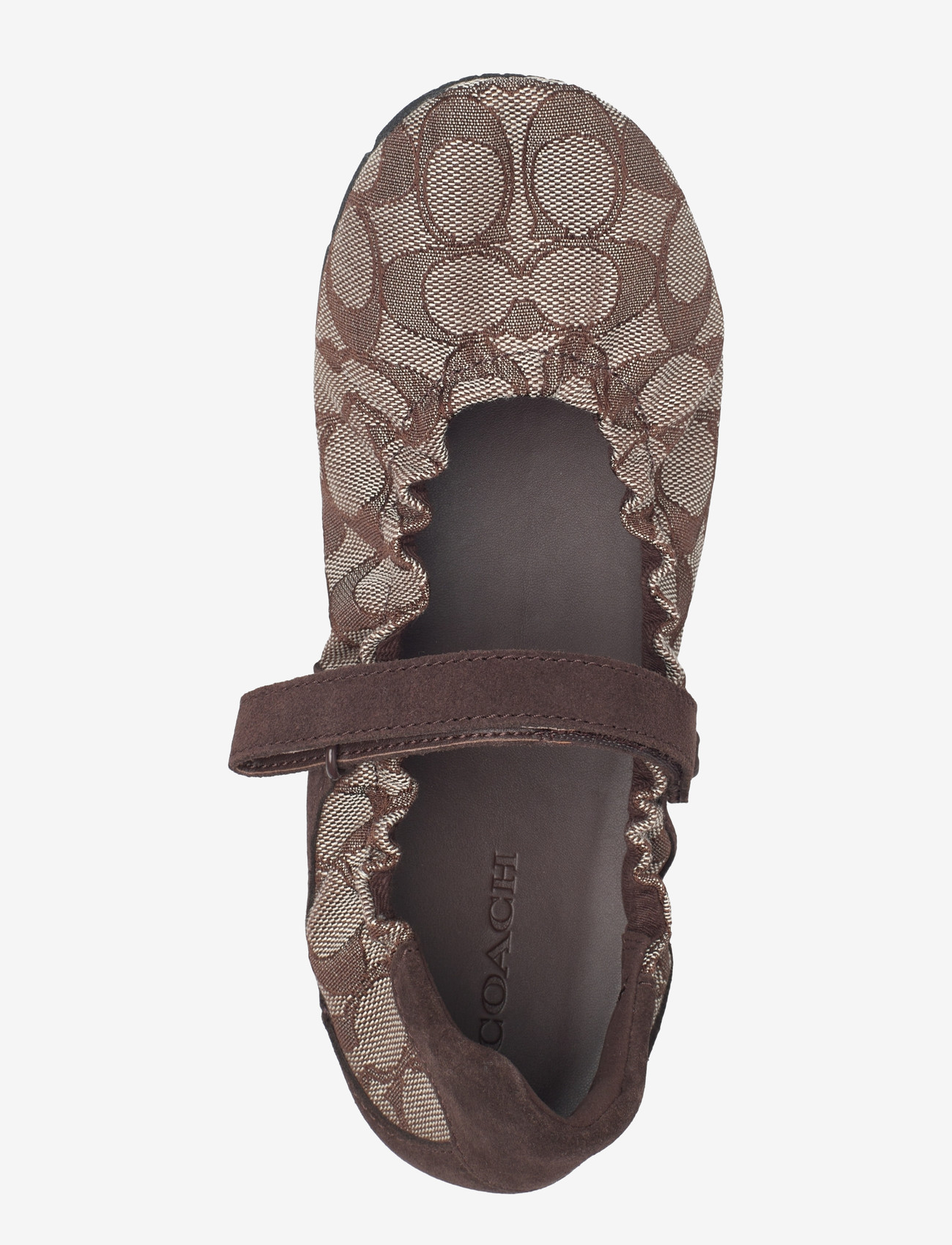 Coach - coach mary jane sneaker with signature jacquard - besondere anlässe - maple/oak - 3