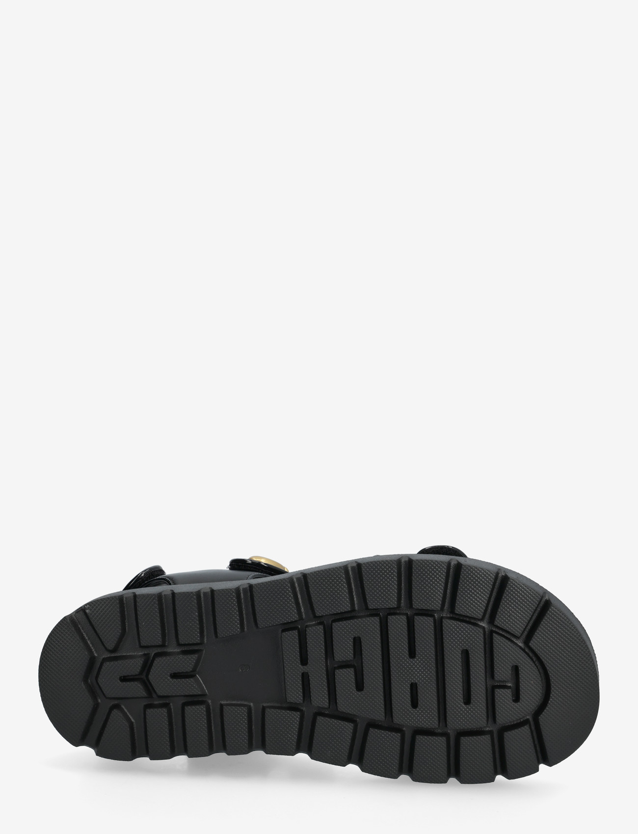 Coach - brynn leather sandal - flade sandaler - black - 4