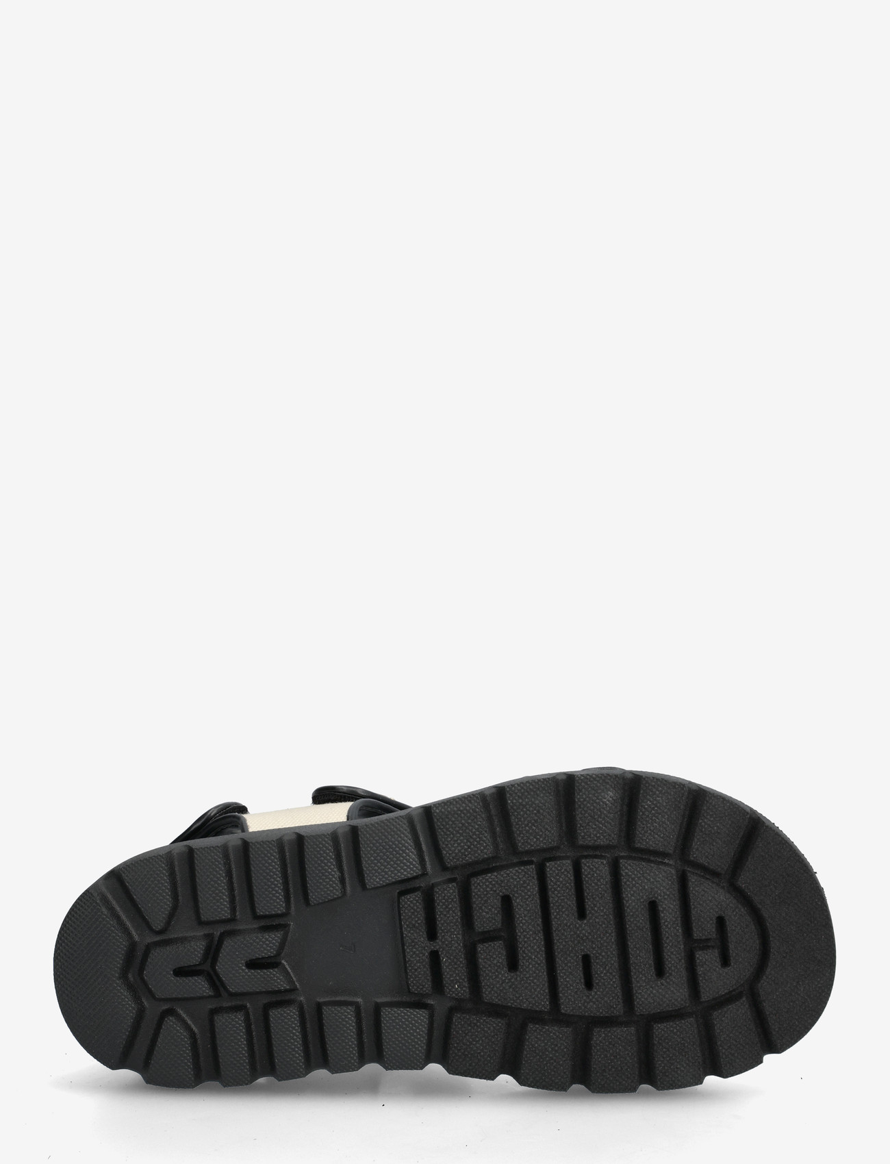 Coach - brynn canvas sandal - flat sandals - chalk/black - 4