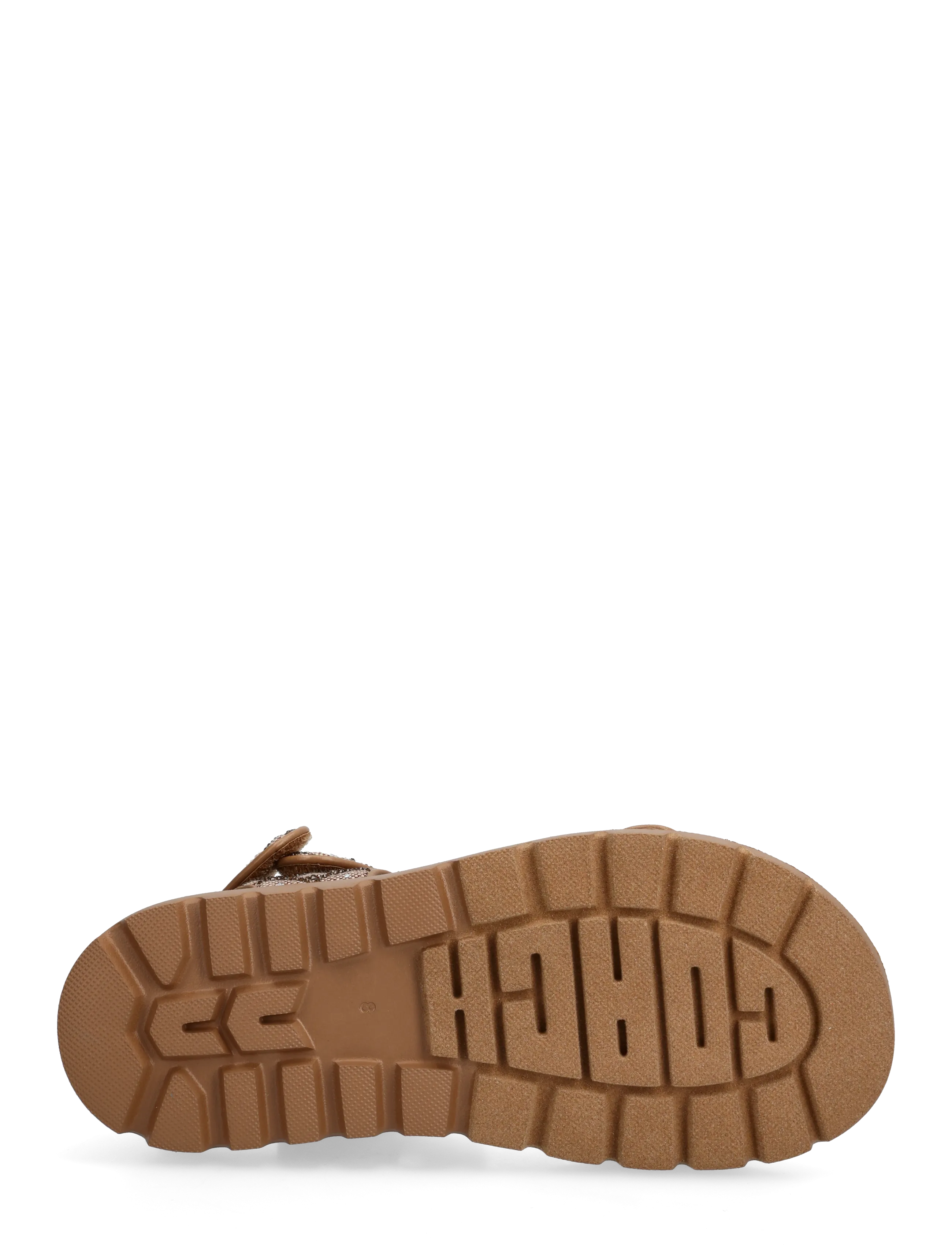 Coach - brynn crystal signature sandal - platform sandals - tan - 4