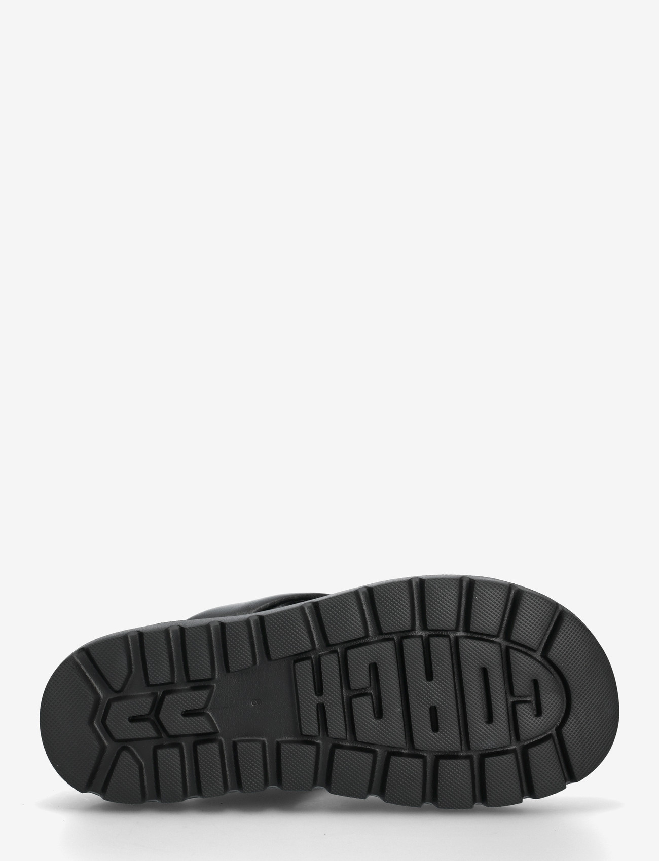 Coach - brynn leather thong sandal - black - 4