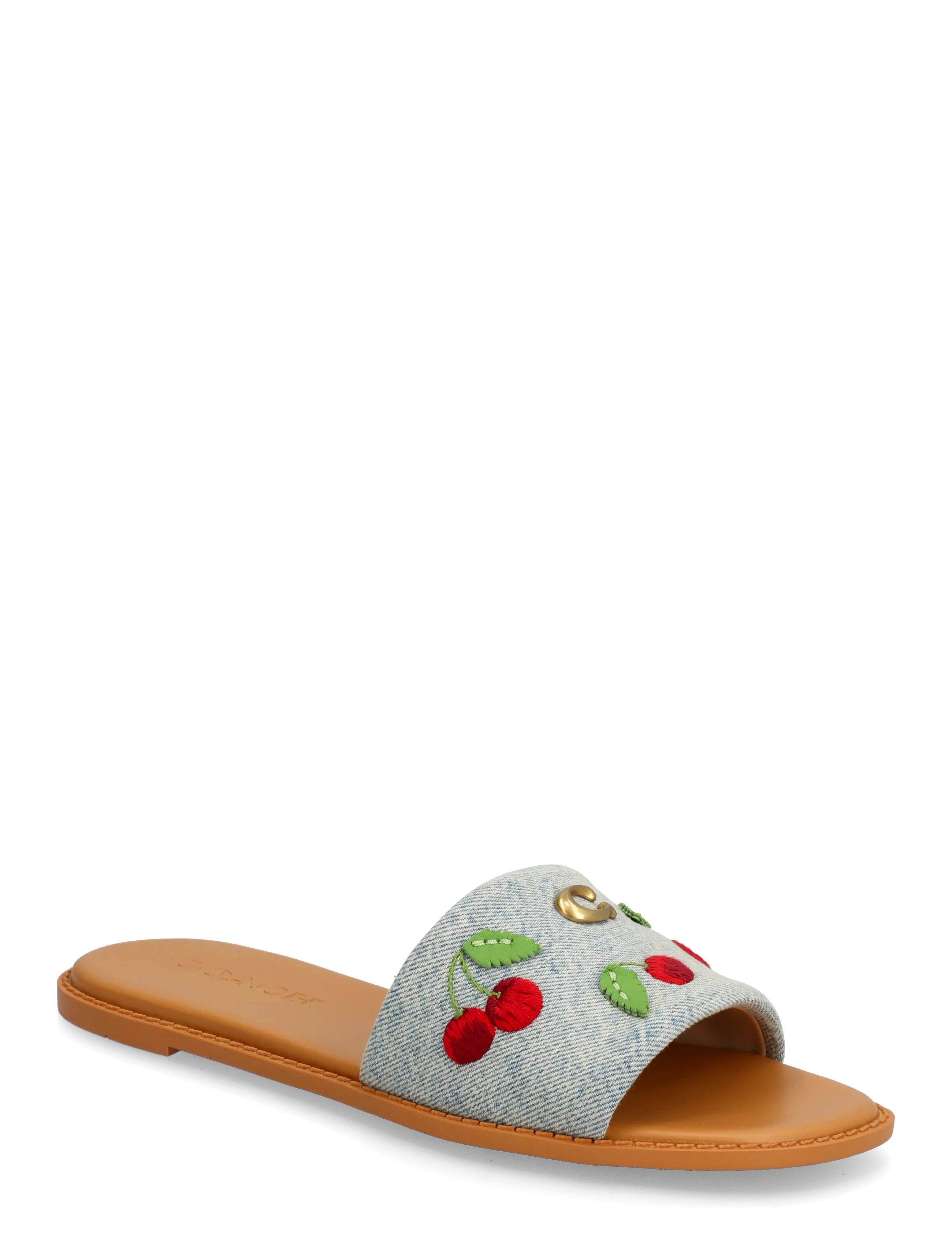 Coach holly denim cherries sandal - Coach - DENIM MULTI. / blue