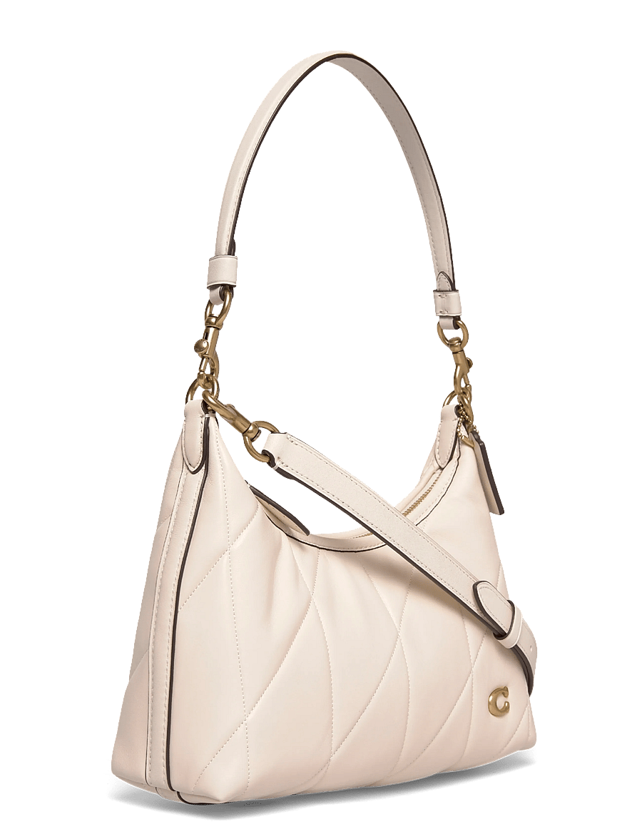 Coach - Soft Quilted Leather Juliet Shoulder Bag 25 - Õlakotid - b4/chalk - 2