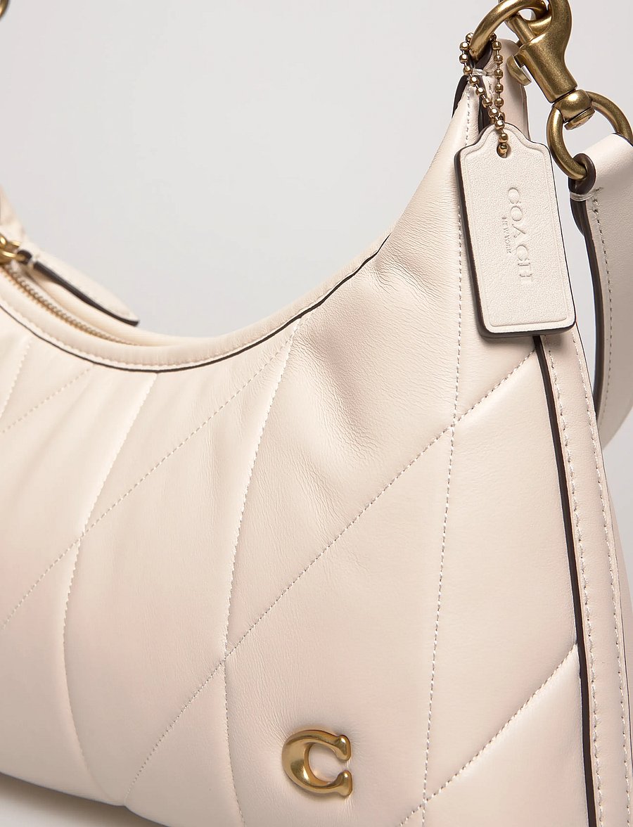 Coach - Soft Quilted Leather Juliet Shoulder Bag 25 - Õlakotid - b4/chalk - 3