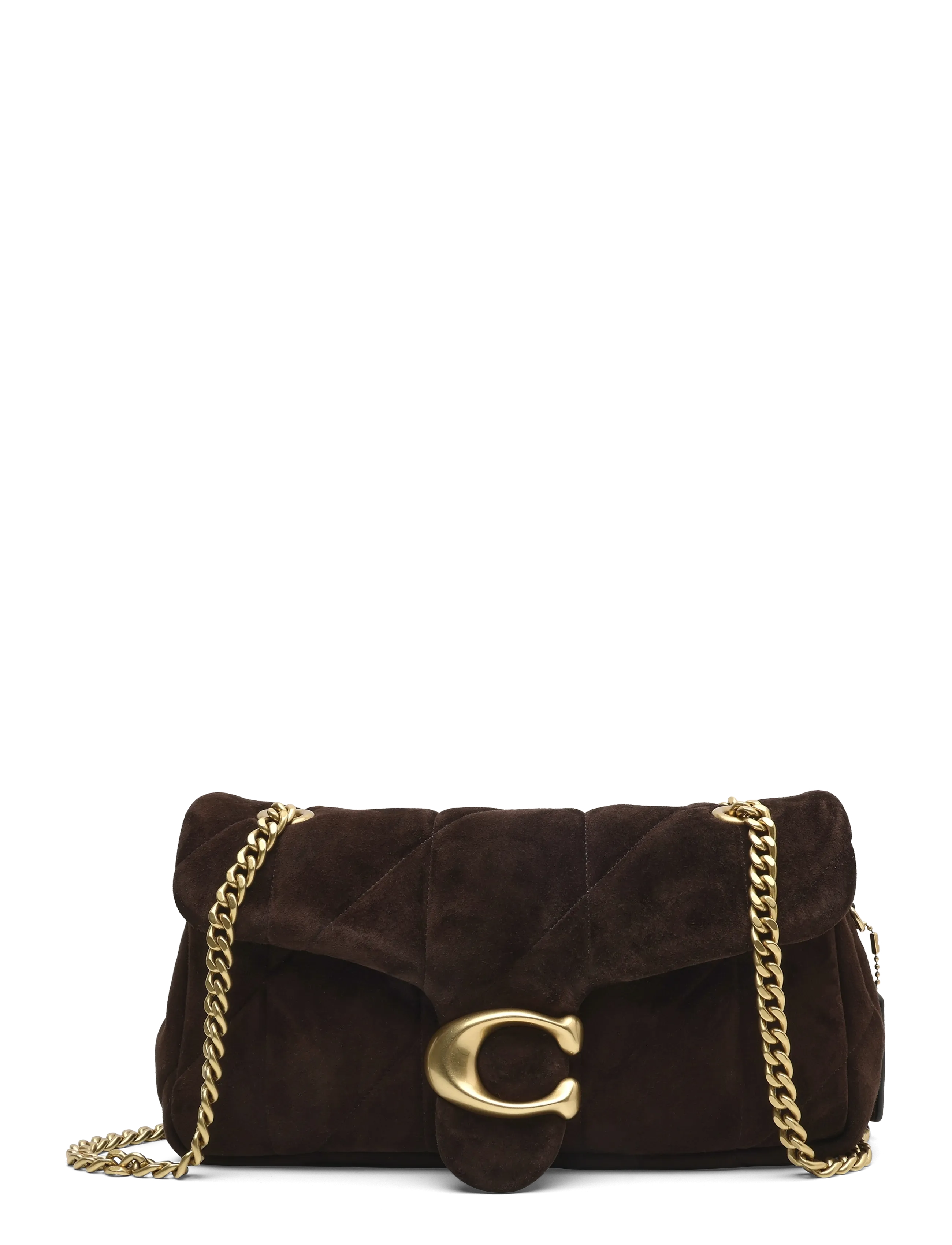 Coach TABBY SHOULDER BAG 26 DARK CHOCOLATE - Kotid - B4/DARK CHOCOLATE / brown