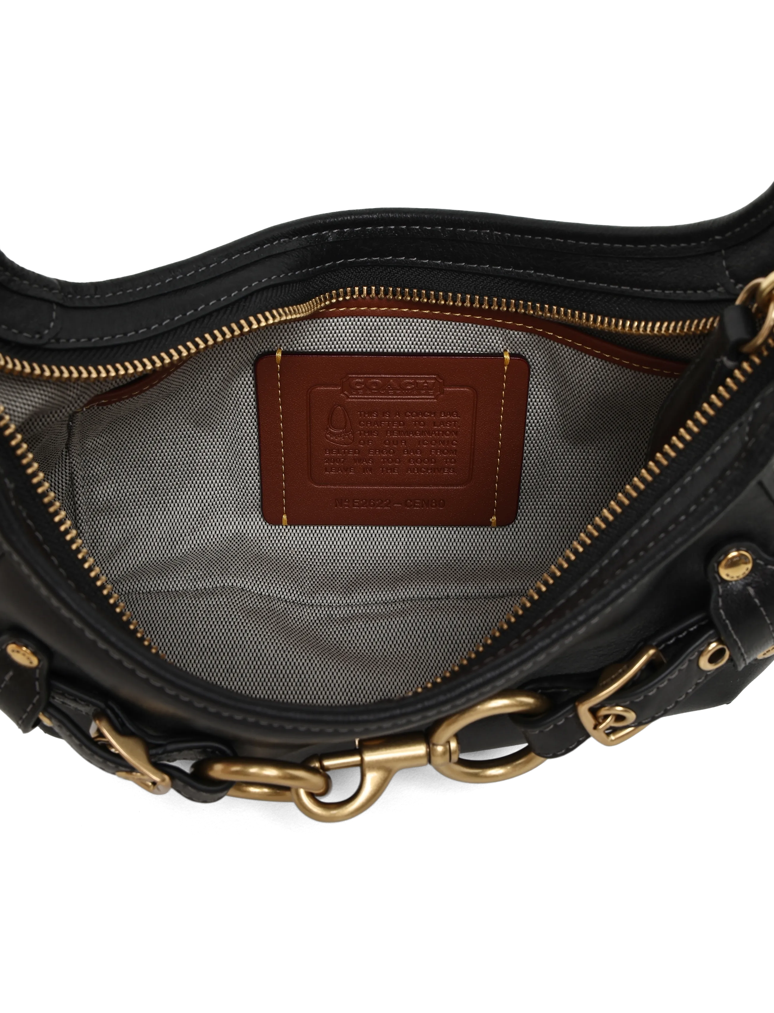 Coach - BELTED ERGO SHOULDER BAG 26 - igapäevane stiil - b4/black - 3