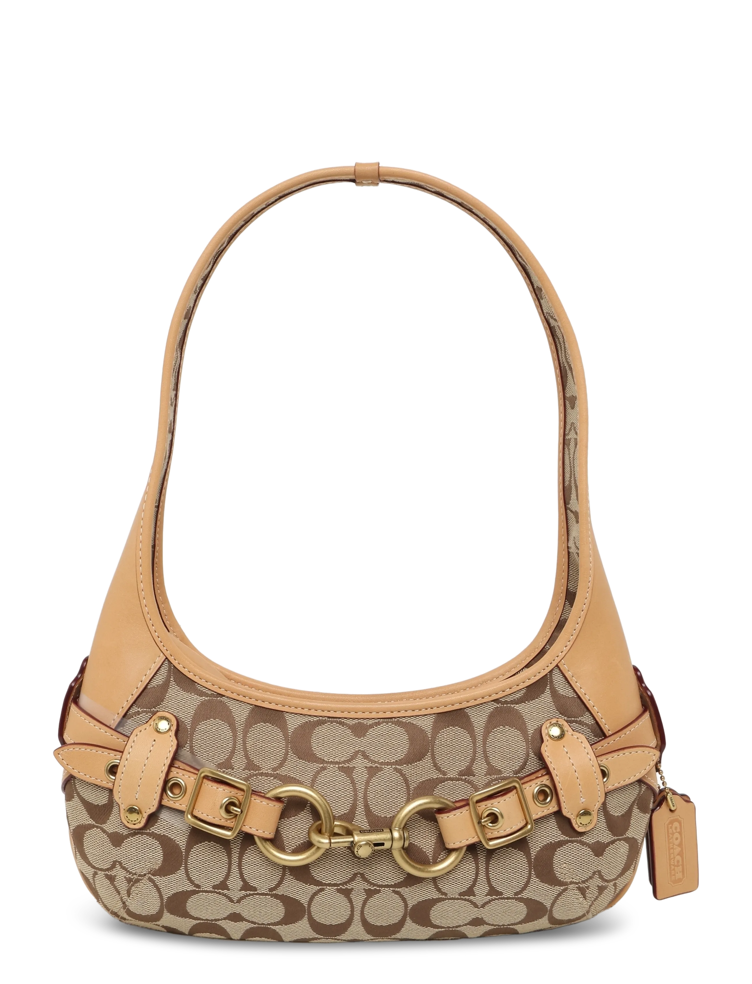 Coach Belted Ergo Shoulder Bag 26, One Size, Bags, Beige - Small Bags-crossbody Frauen