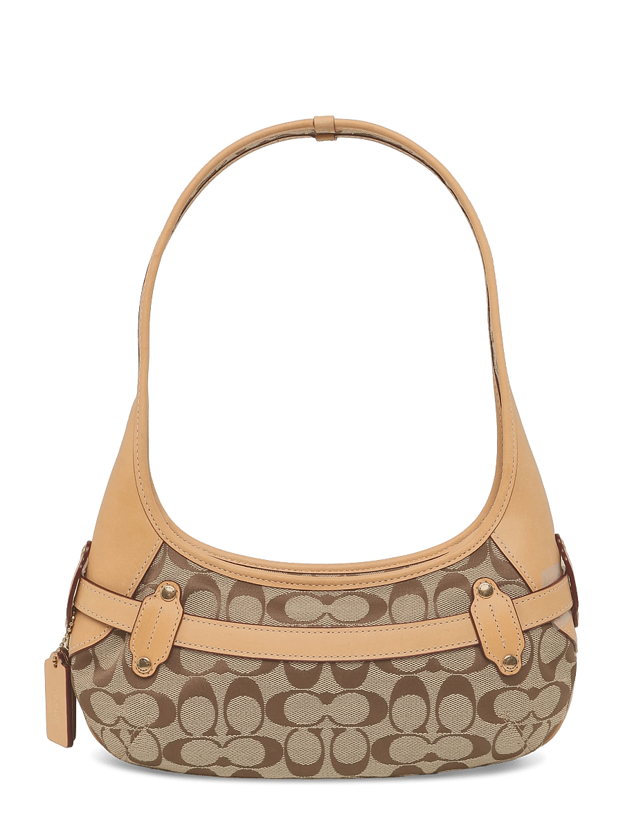 Coach - BELTED ERGO SHOULDER BAG 26 - igapäevane stiil - b4/khaki light peach - 2