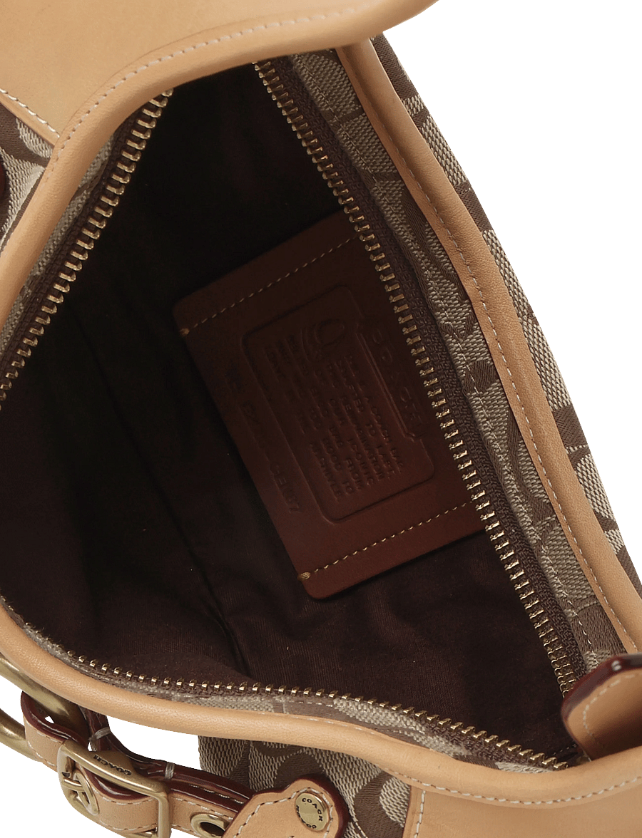 Coach - BELTED ERGO SHOULDER BAG 26 - igapäevane stiil - b4/khaki light peach - 5