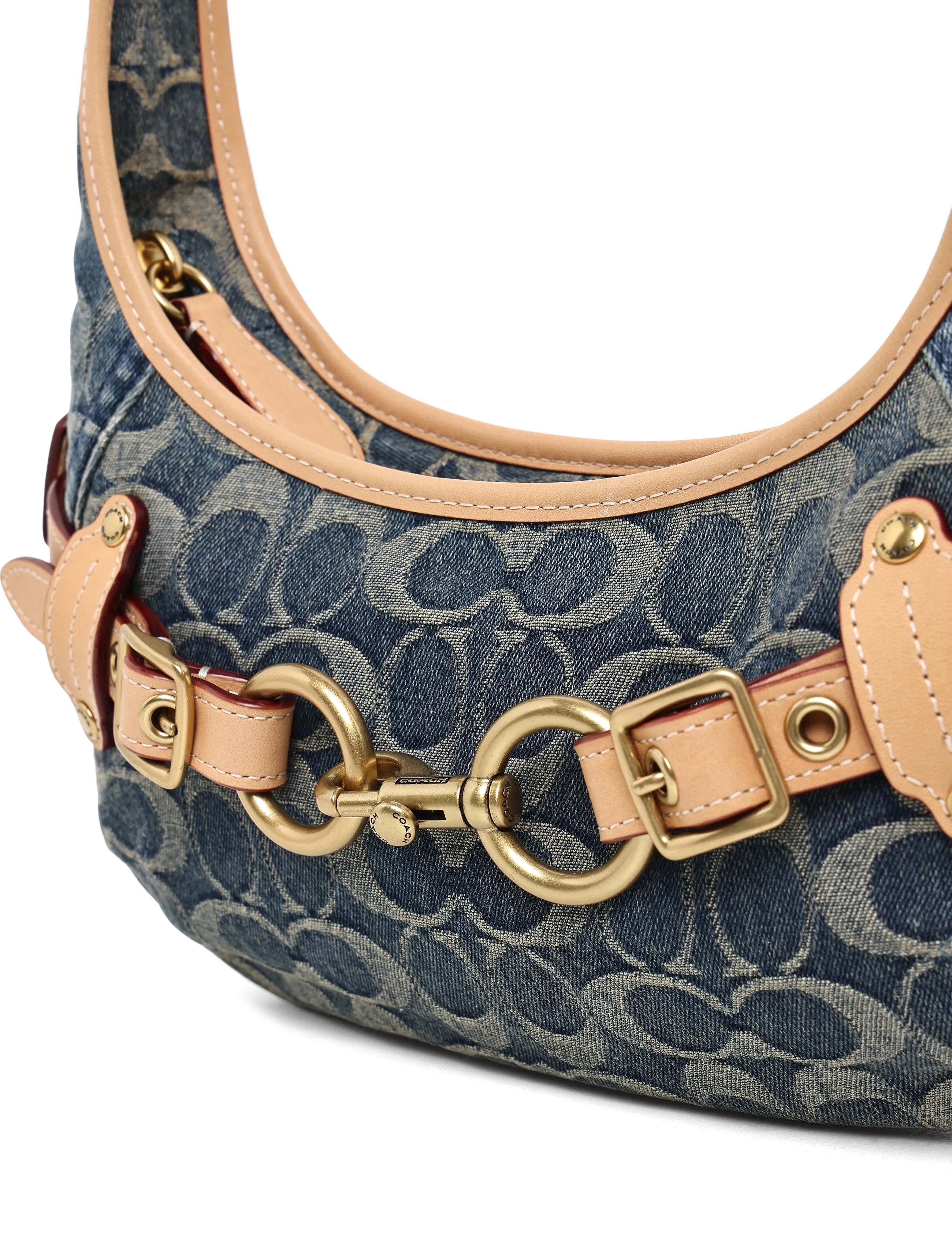 Coach - BELTED ERGO SHOULDER BAG 26 - Õlakotid - b4/denim - 2