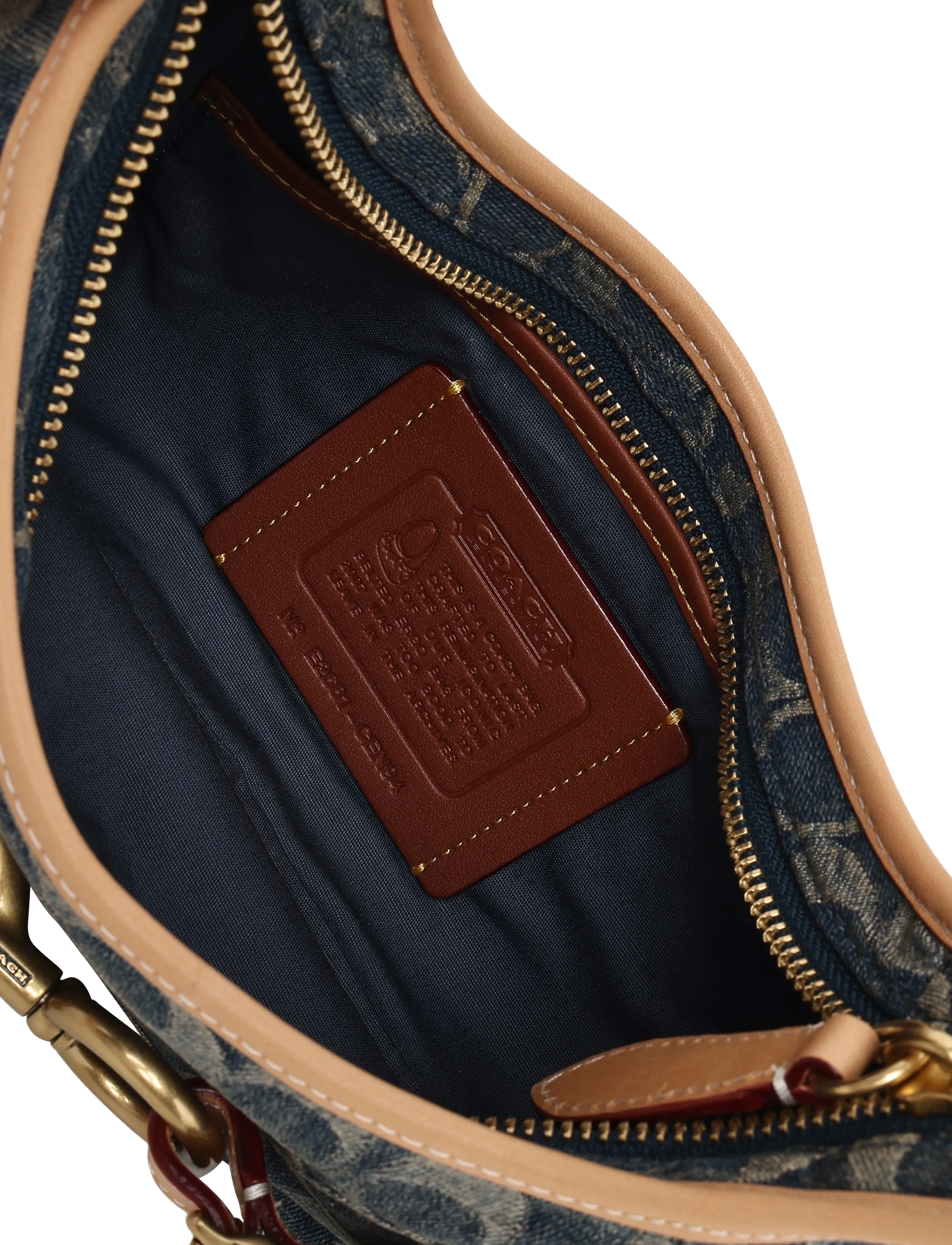 Coach - BELTED ERGO SHOULDER BAG 26 - Õlakotid - b4/denim - 3