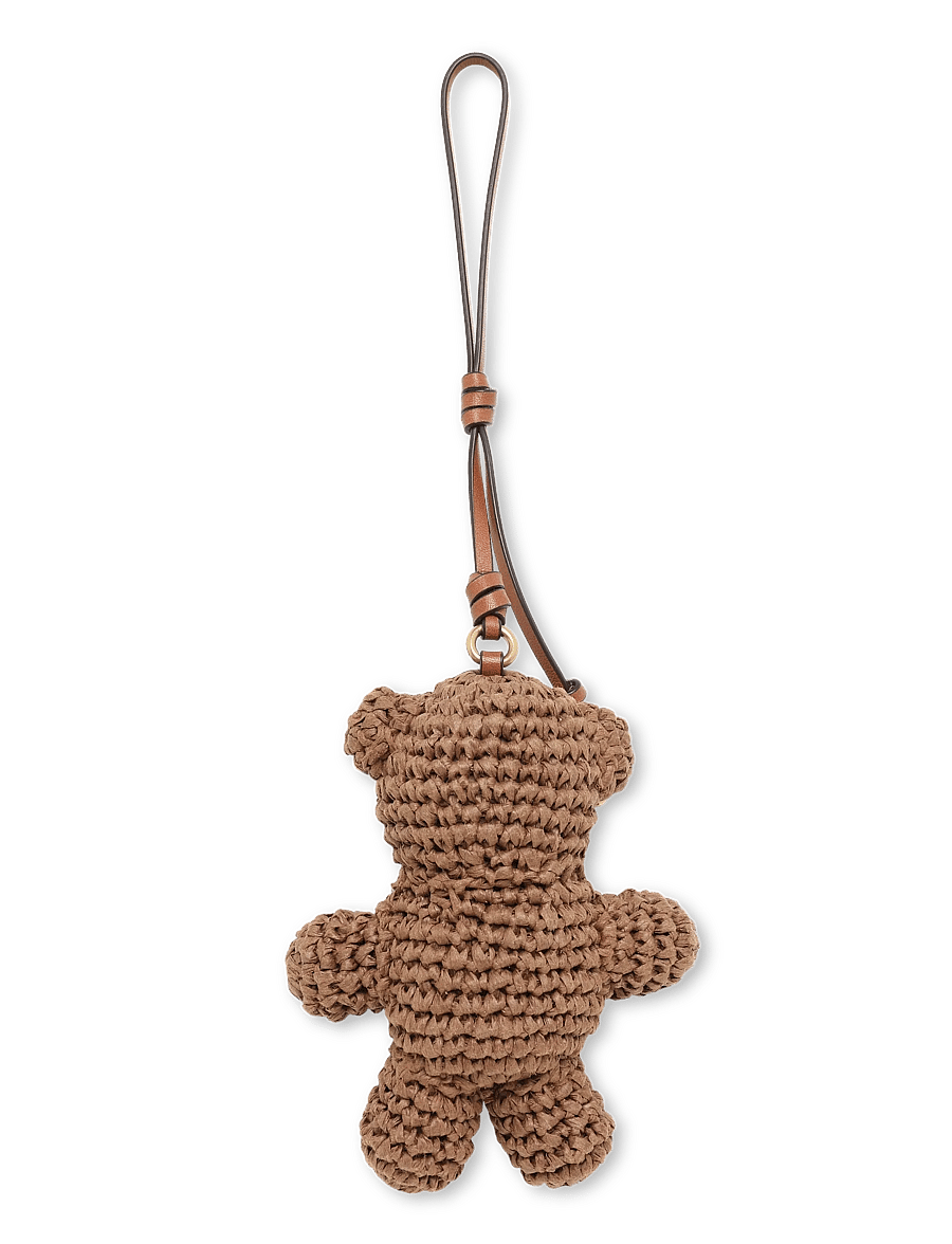 Coach - Straw Bear Bag Charm coach - nøgleringe & bag charms - b4/multi - 1