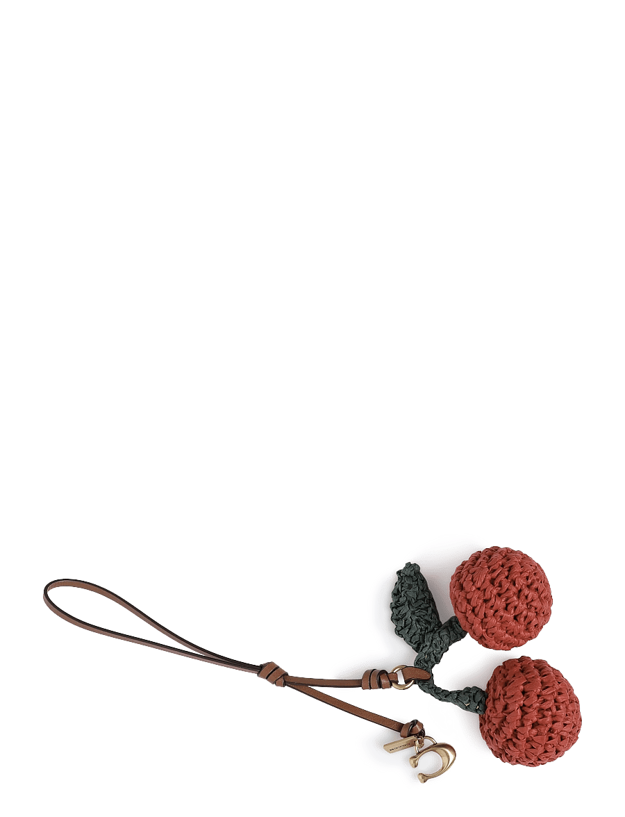Coach - Straw Cherries Bag Charm coach - nøgleringe & bag charms - b4/multi - 0