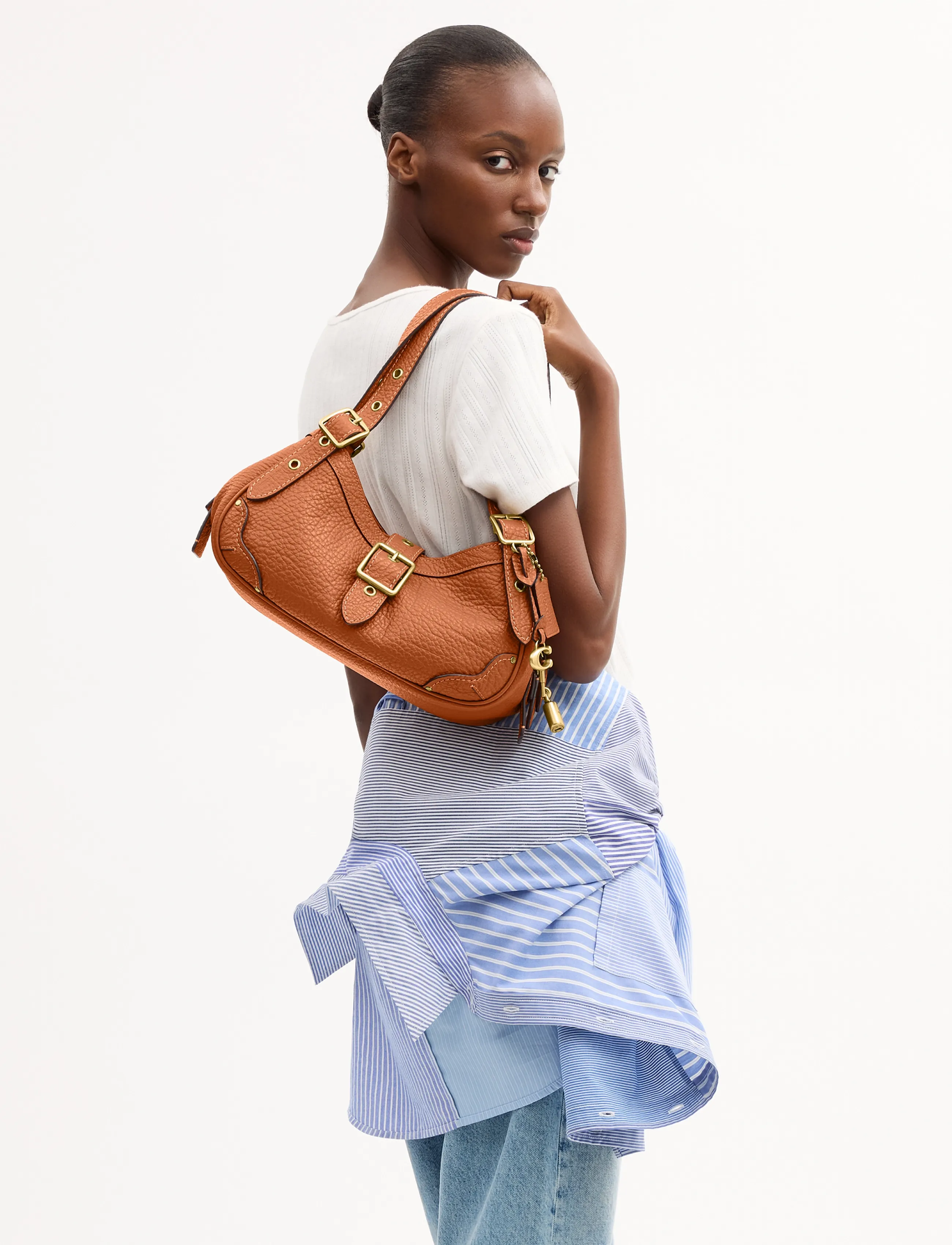 Coach Textured Pebble Leather Drifter Shoulder Bag 31, One Size, Bags, Braun - Small Bags-crossbody Frauen