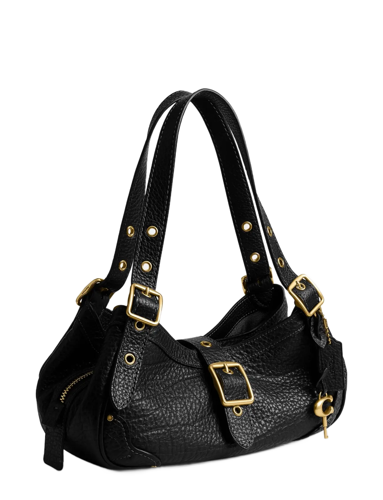 Coach - Textured Pebble Leather Drifter Shoulder Bag 31 - igapäevane stiil - b4/black - 3