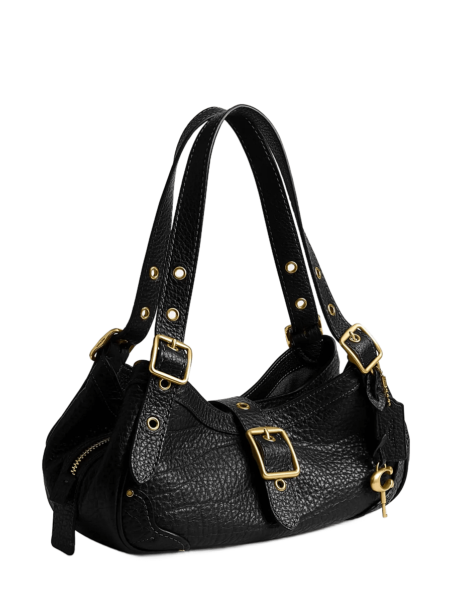 Coach - Textured Pebble Leather Drifter Shoulder Bag 31 - igapäevane stiil - b4/black - 3