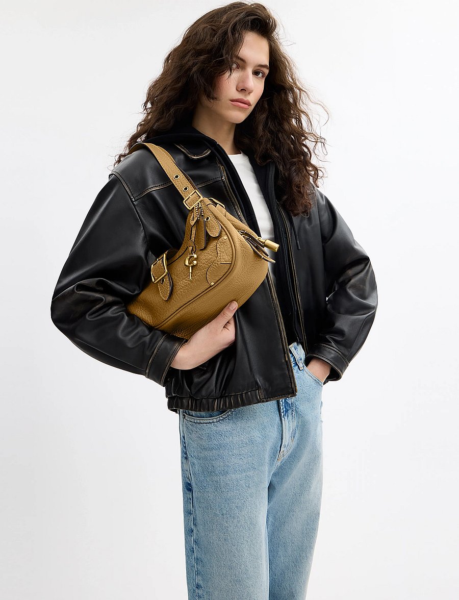 Coach - Textured Pebble Leather Drifter Shoulder Bag 31 - igapäevane stiil - b4/muted olive - 0