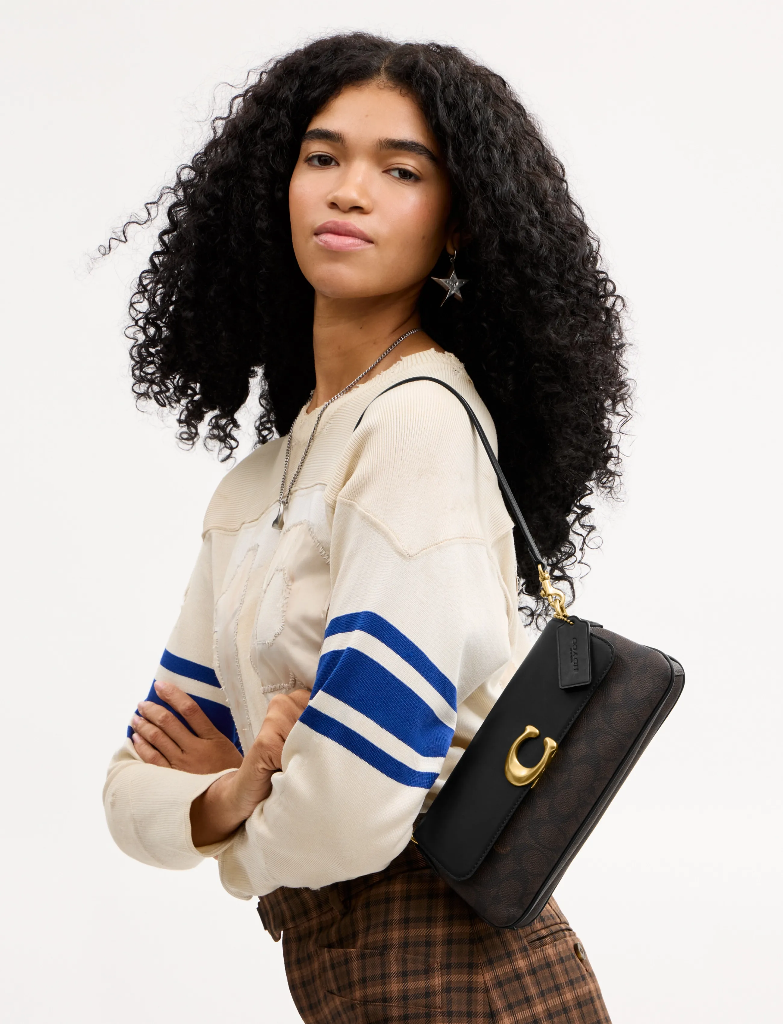 Coach - JET SHOULDER BAG - everyday style - b4/walnut black - 5