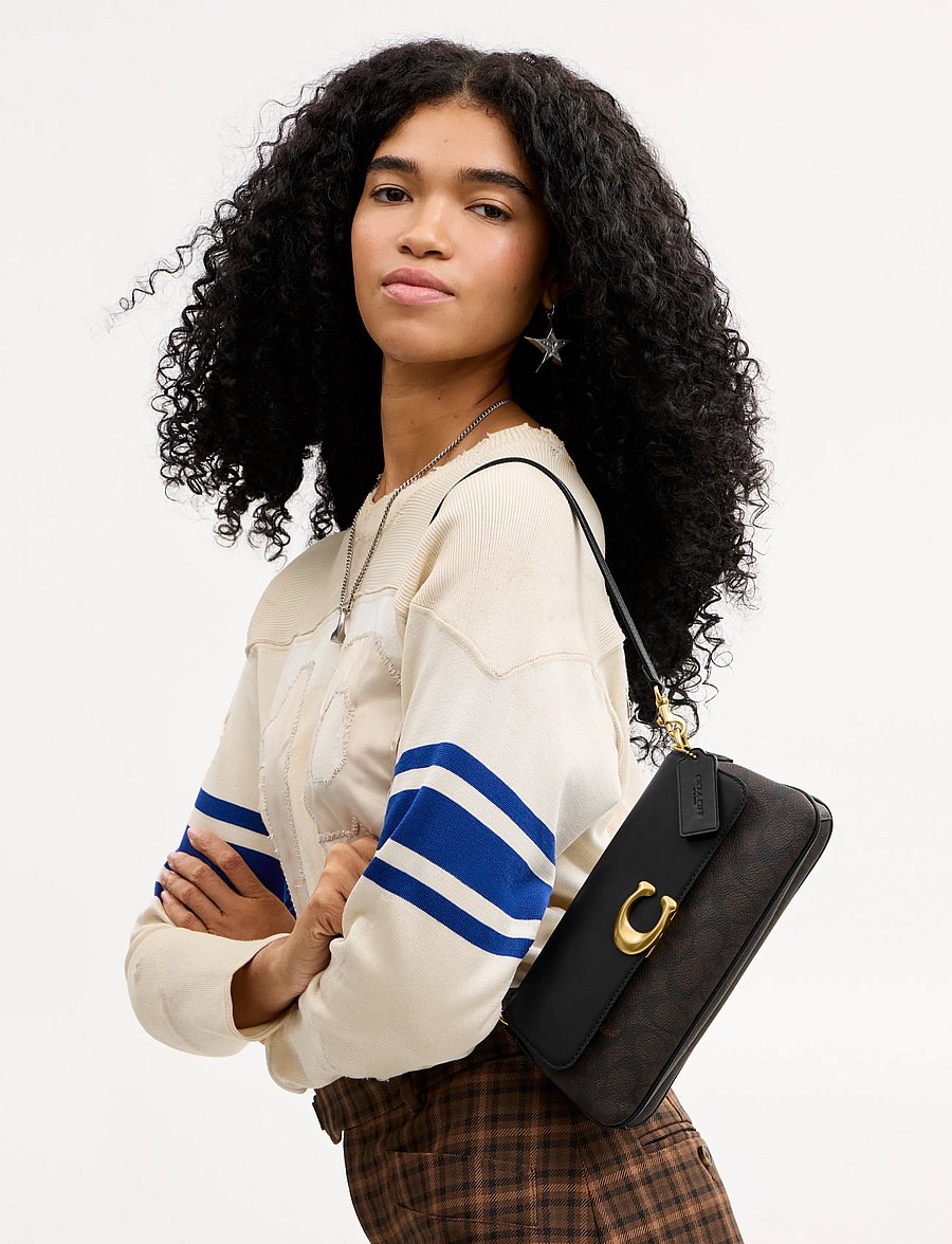 Coach - JET SHOULDER BAG - everyday style - b4/walnut black - 5