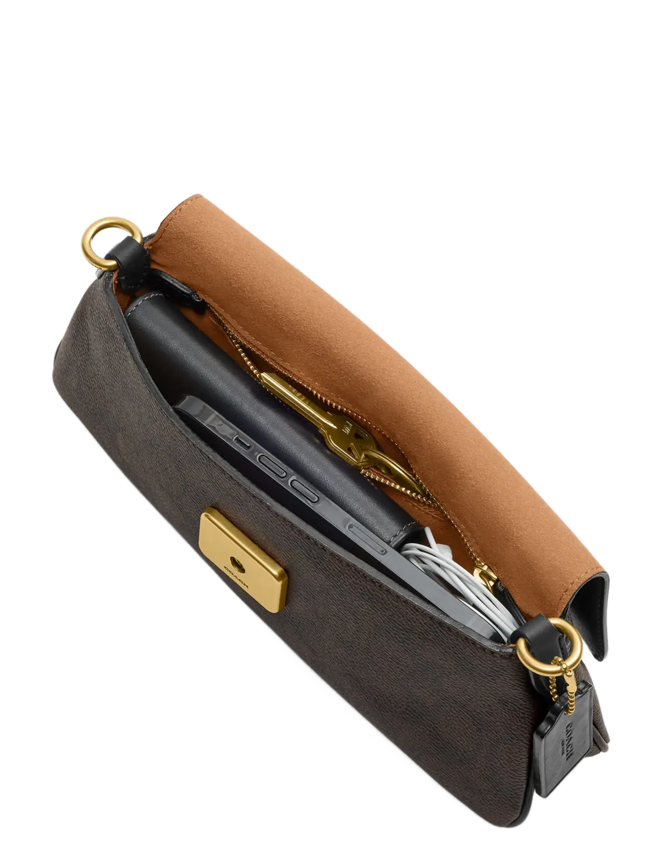 Coach - JET SHOULDER BAG - everyday style - b4/walnut black - 4