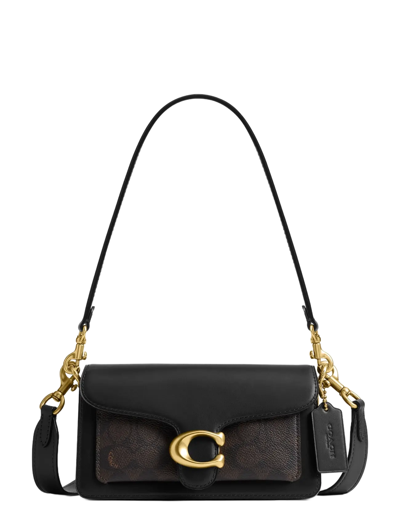 Coach TABBY SHOULDER BAG 20 - Inspiration - B4/WALNUT BLACK / black